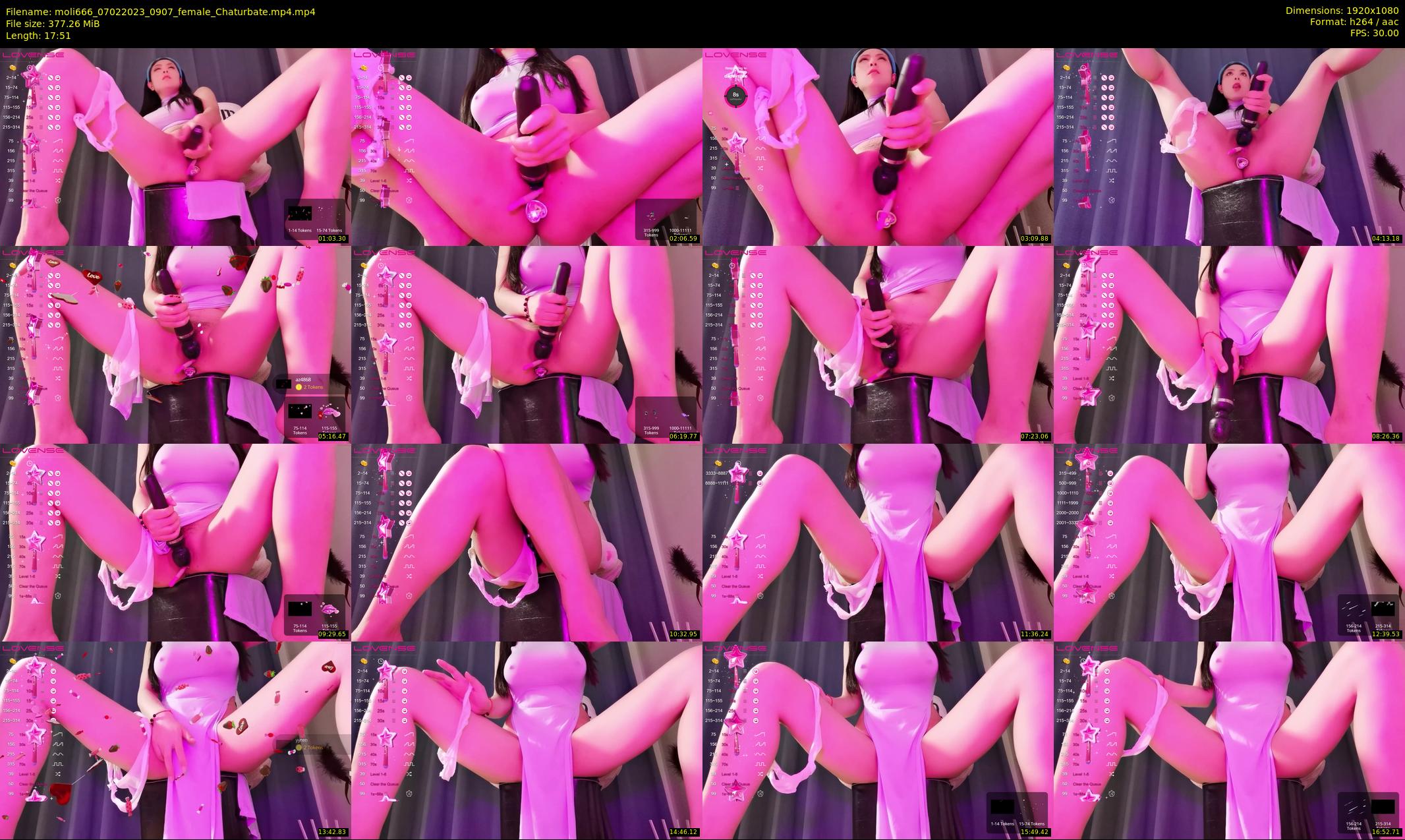 moli666 — 18 minute Chaturbate female cam show recording, 1080p, Feb 7, 2023