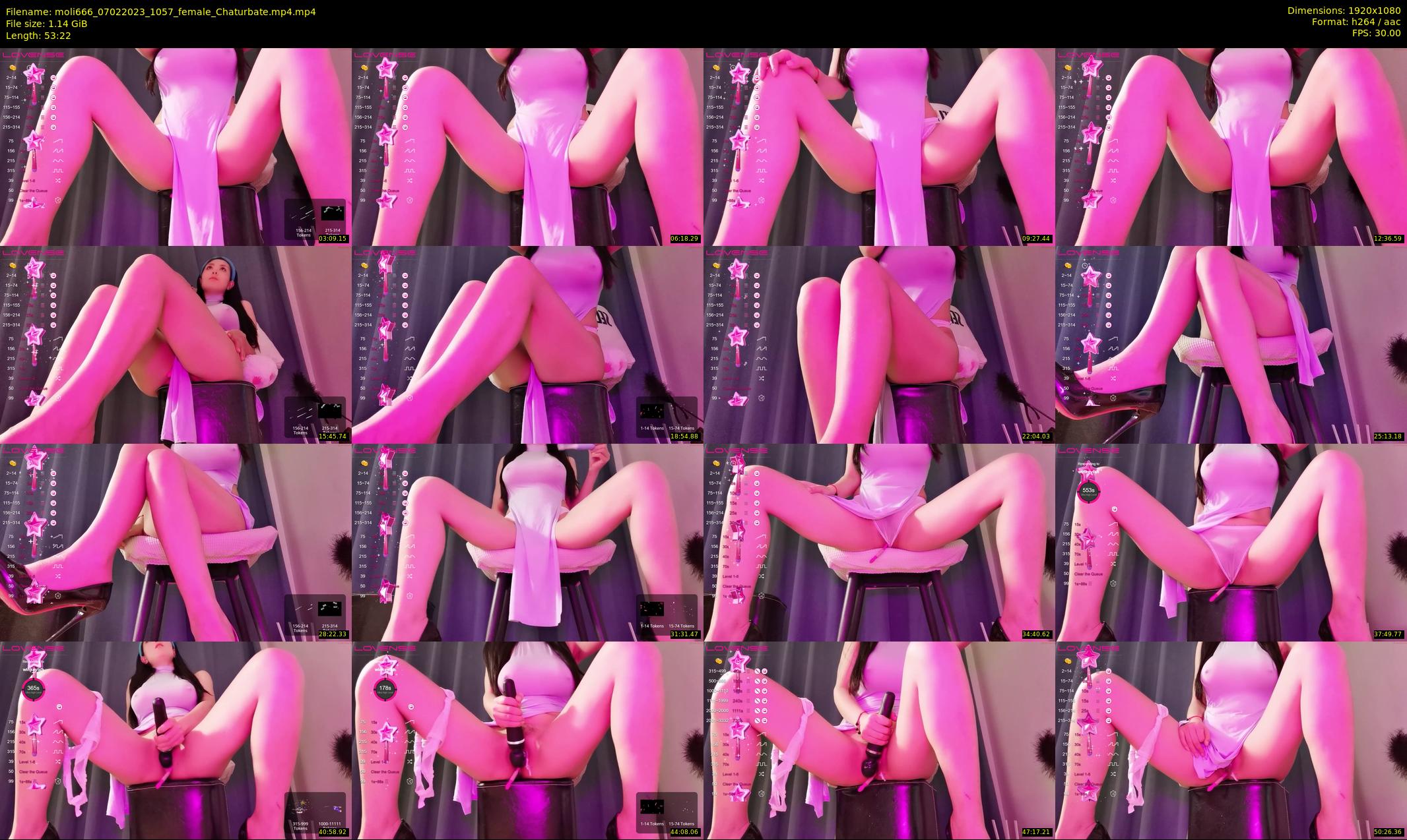 moli666 — 54 minute Chaturbate female cam show recording, 1080p, Feb 7, 2023