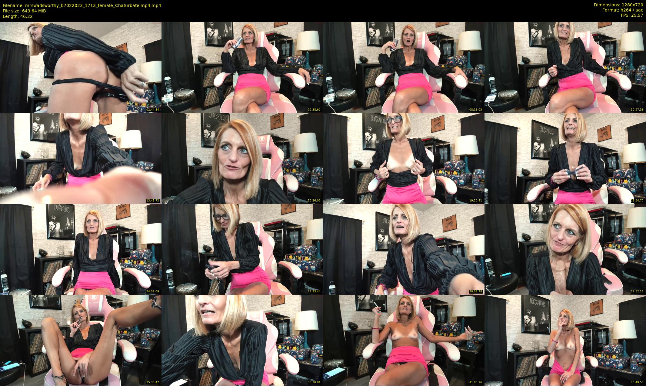 mrswadsworthy — 47 minute Chaturbate female cam show recording, 720p, Feb 7, 2023