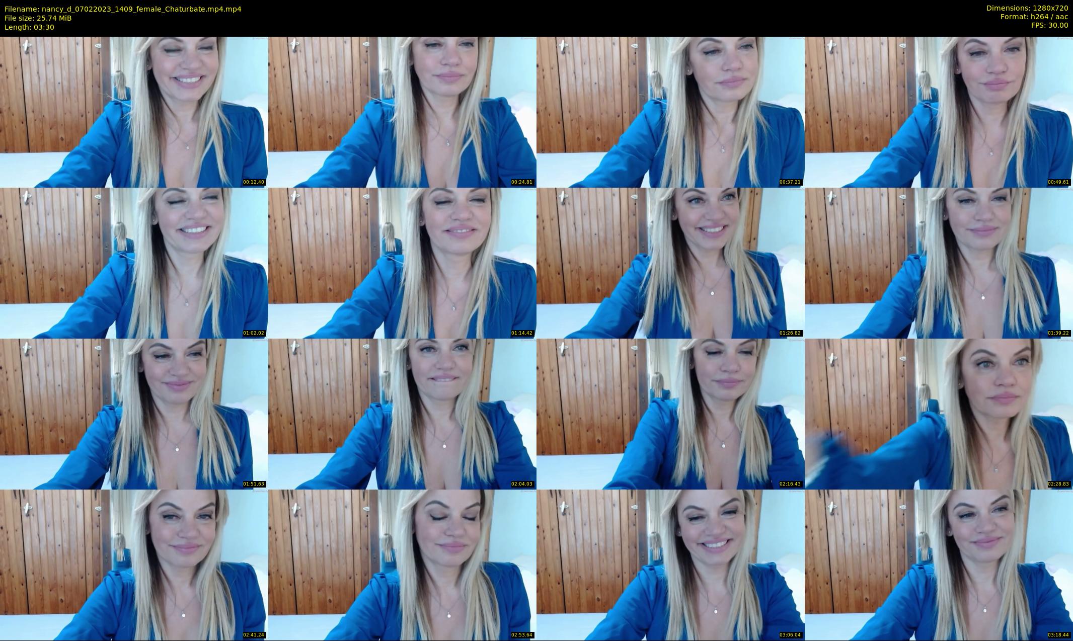 nancy_d — 4 minute Chaturbate female cam show recording, 720p, Feb 7, 2023