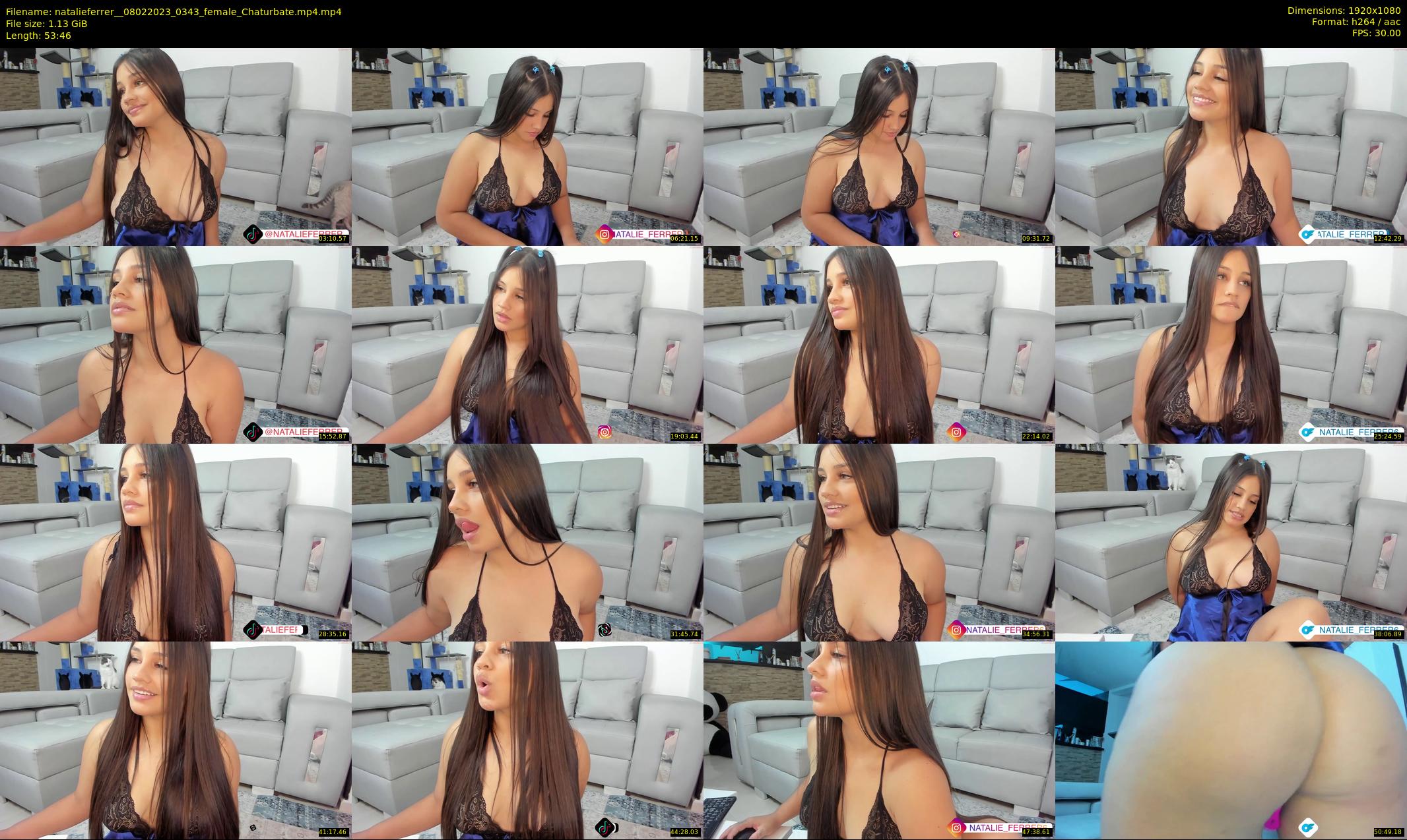 natalieferrer_ — 54 minute Chaturbate female cam show recording, 1080p, Feb 8, 2023