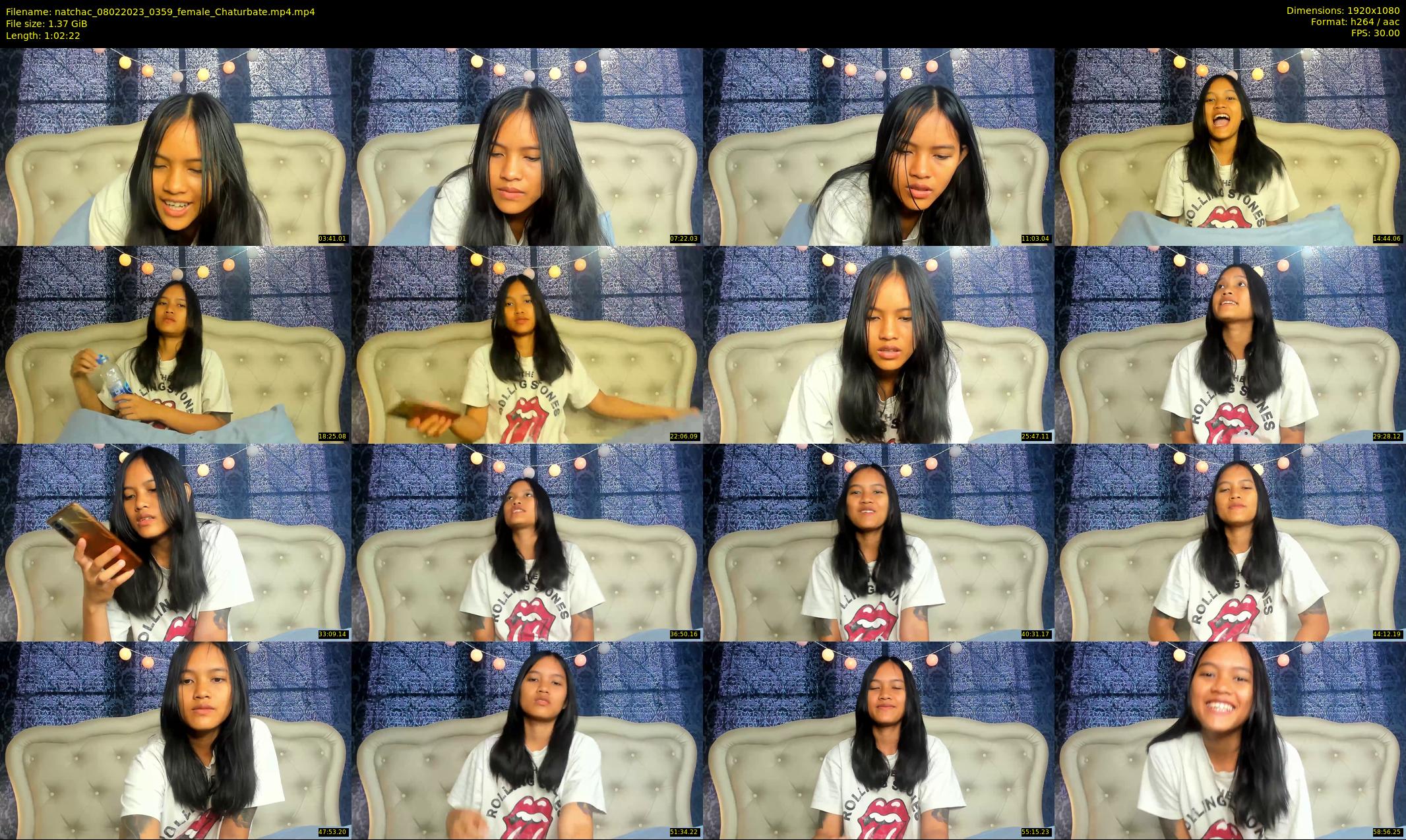 natchac — 63 minute Chaturbate female cam show recording, 1080p, Feb 8, 2023