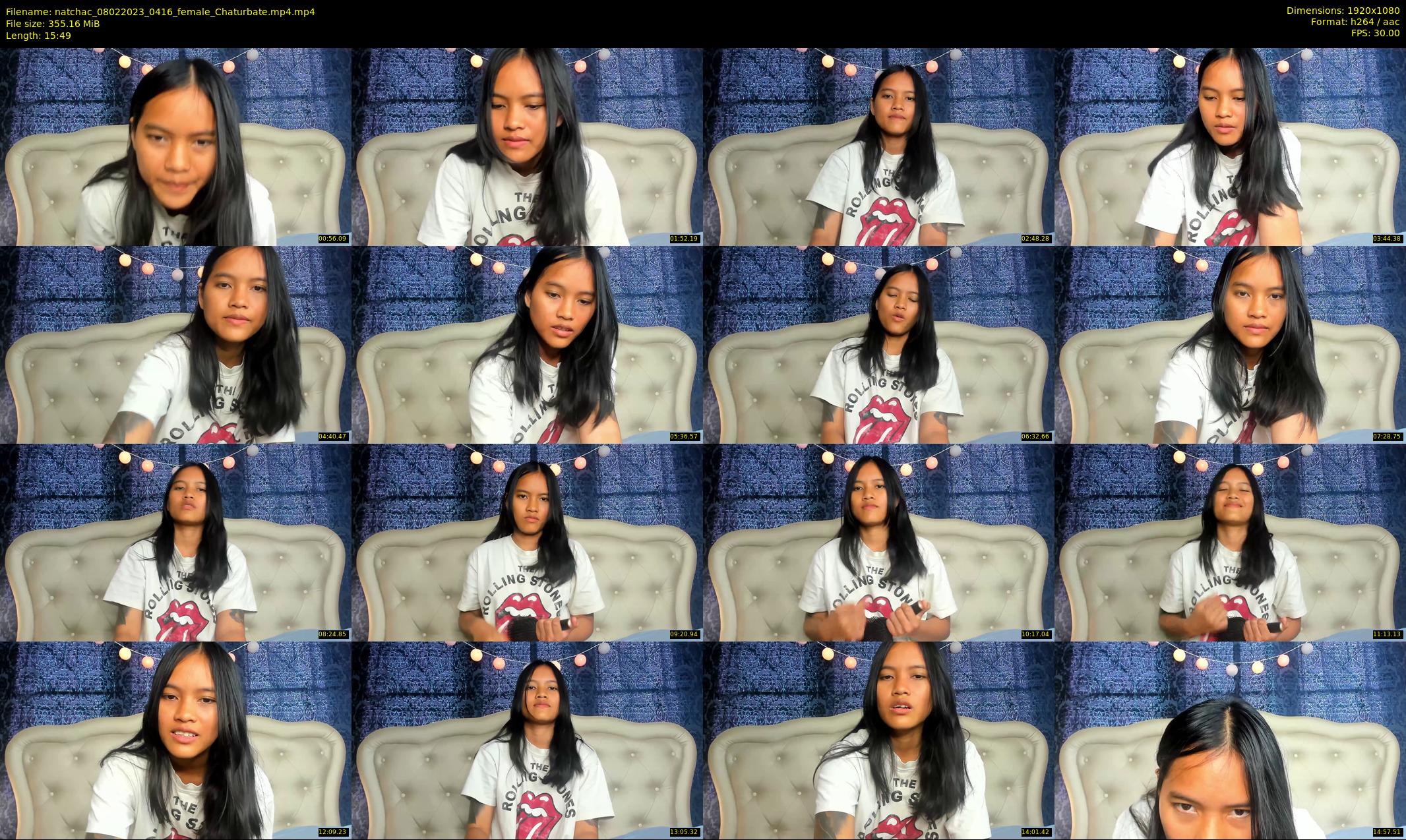 natchac — 16 minute Chaturbate female cam show recording, 1080p, Feb 8, 2023
