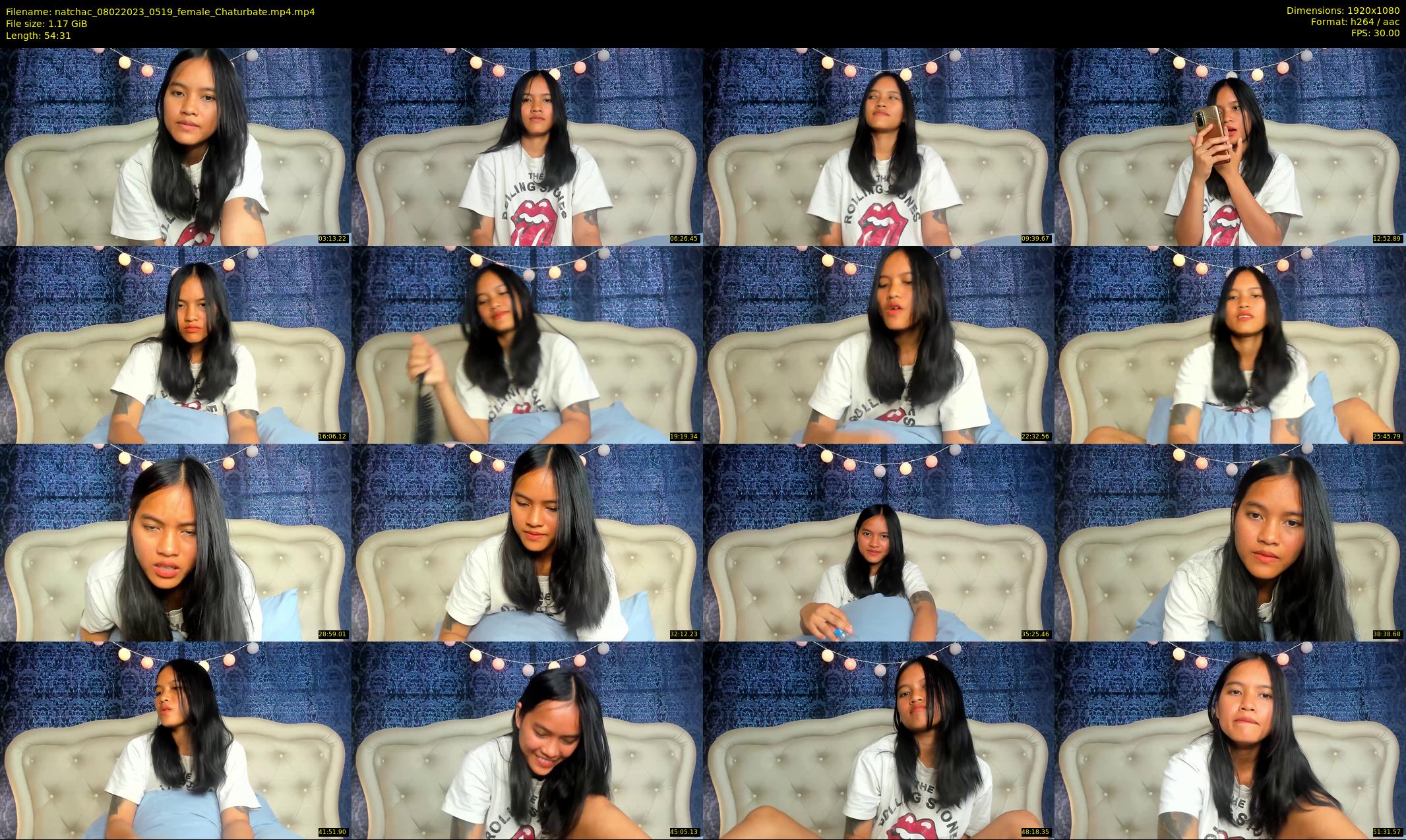 natchac — 55 minute Chaturbate female cam show recording, 1080p, Feb 8, 2023