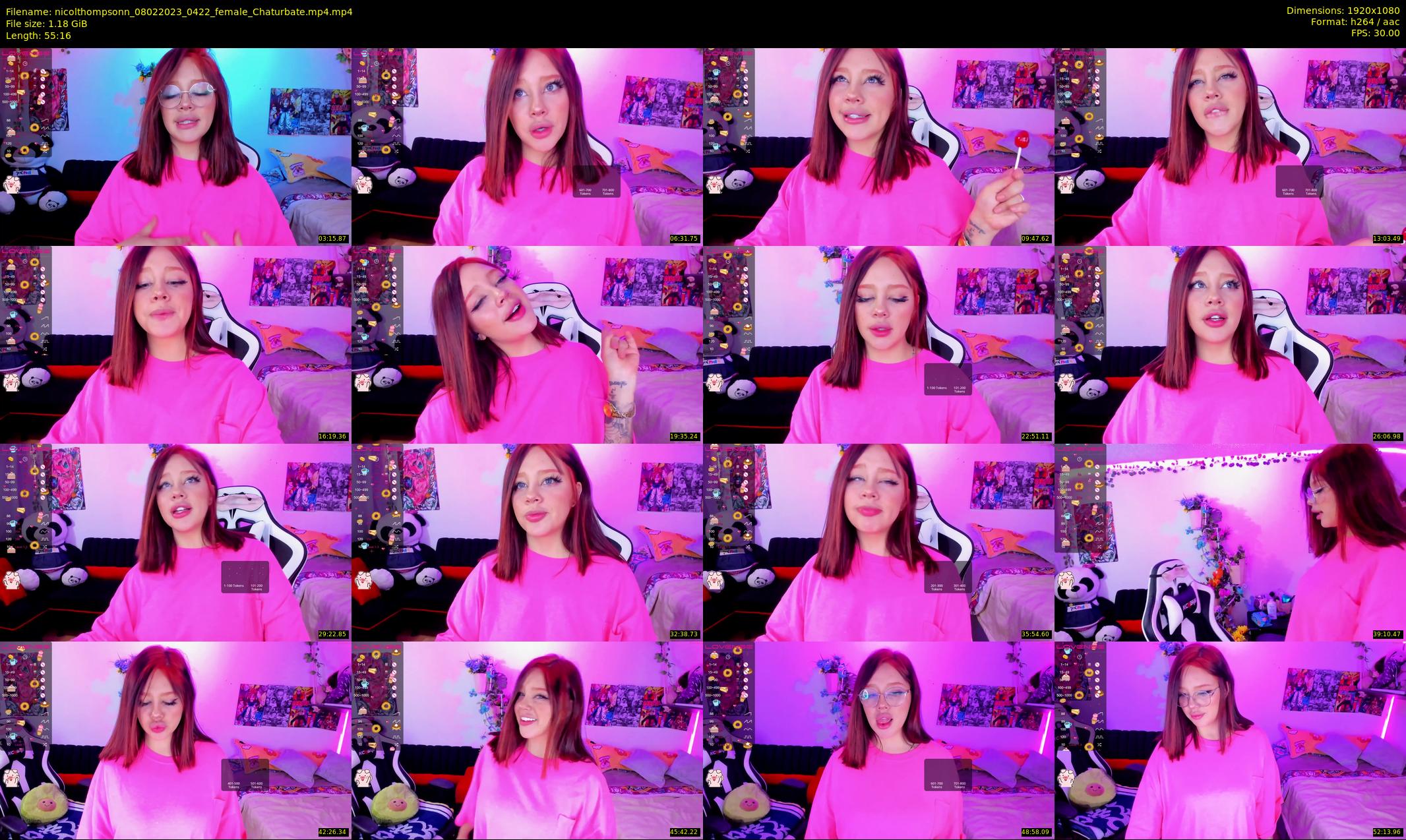 nicolthompsonn — 56 minute Chaturbate female cam show recording, 1080p, Feb 8, 2023