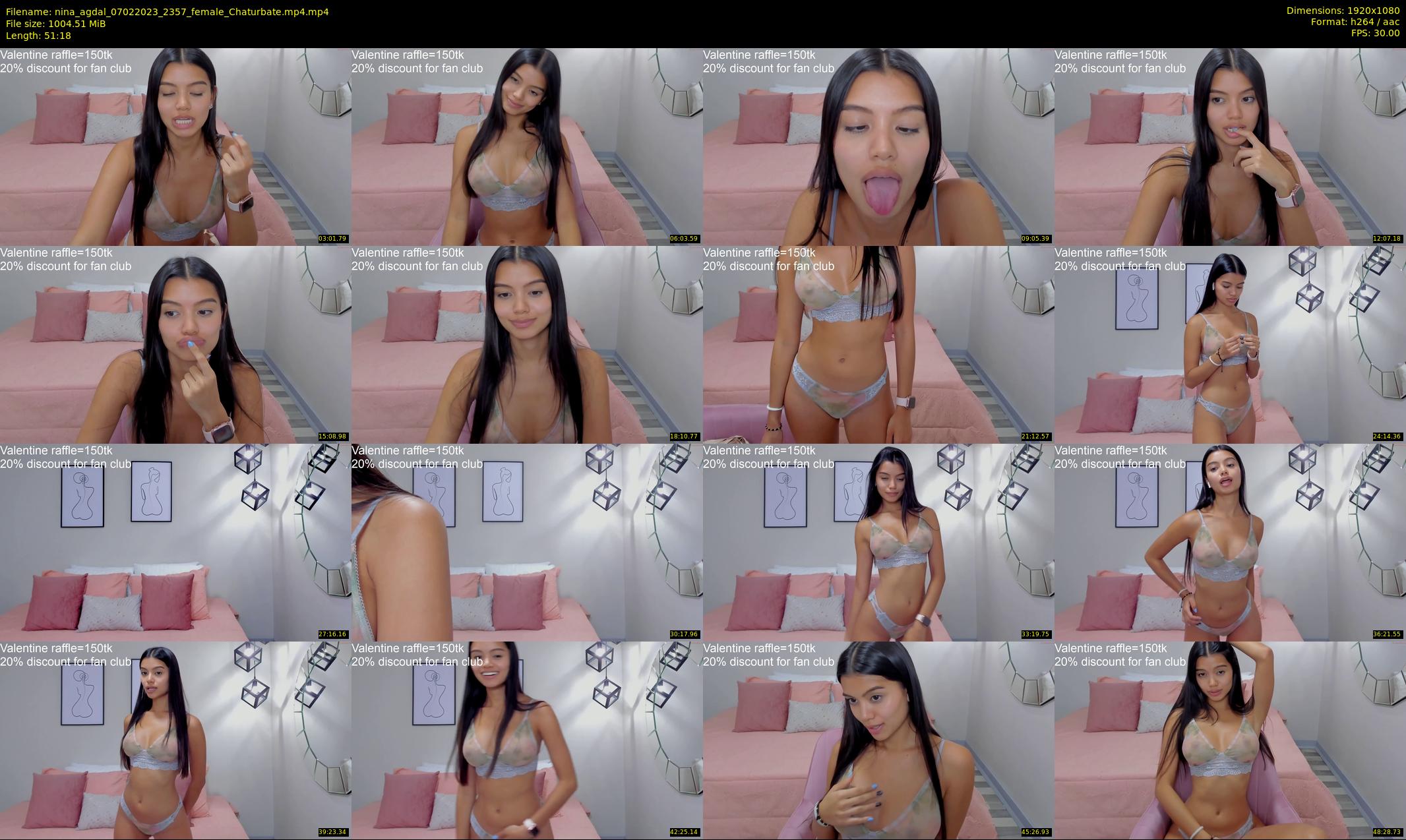 nina_agdal — 52 minute Chaturbate female cam show recording, 1080p, Feb 7, 2023