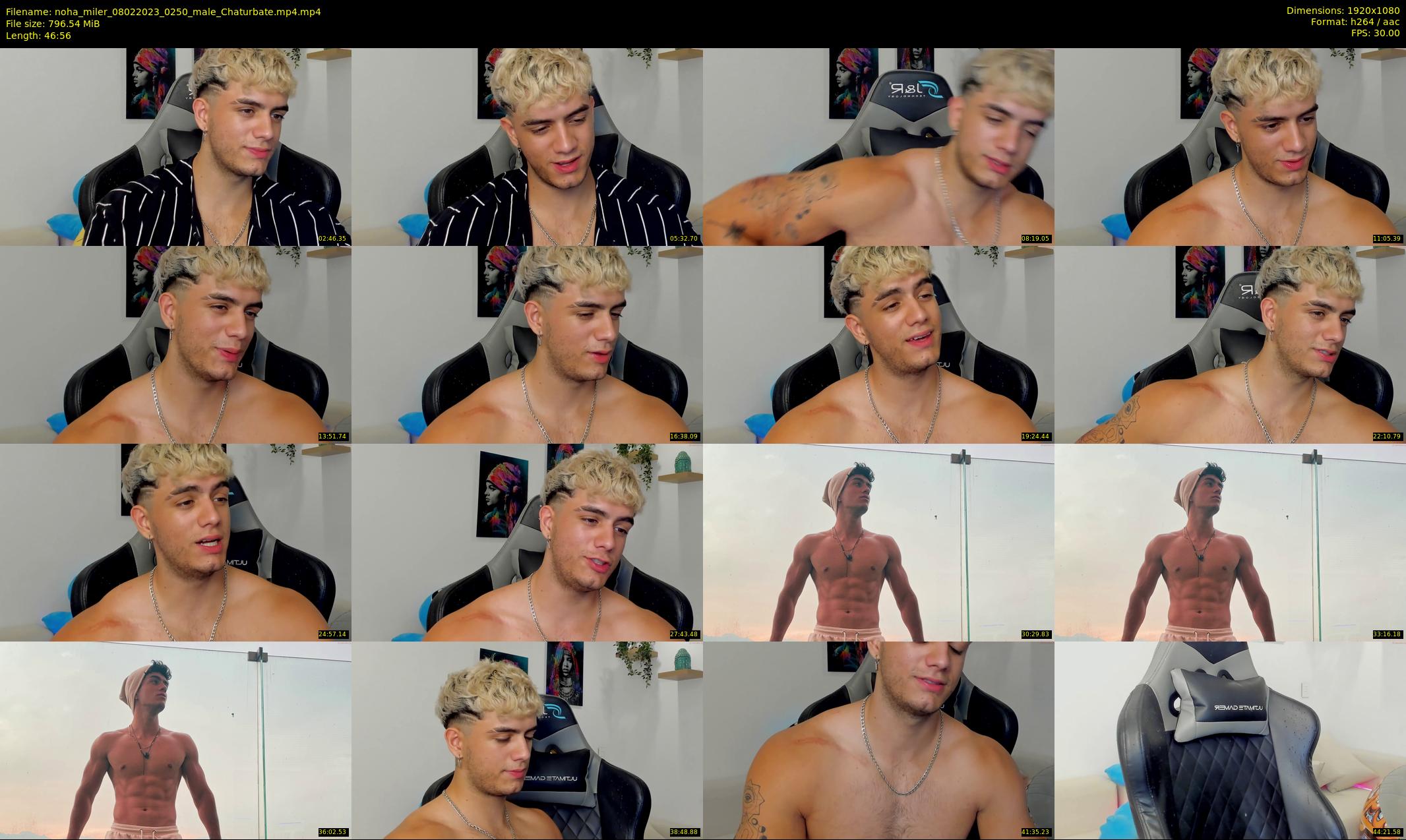 noha_miler — 47 minute Chaturbate male cam show recording, 1080p, Feb 8, 2023