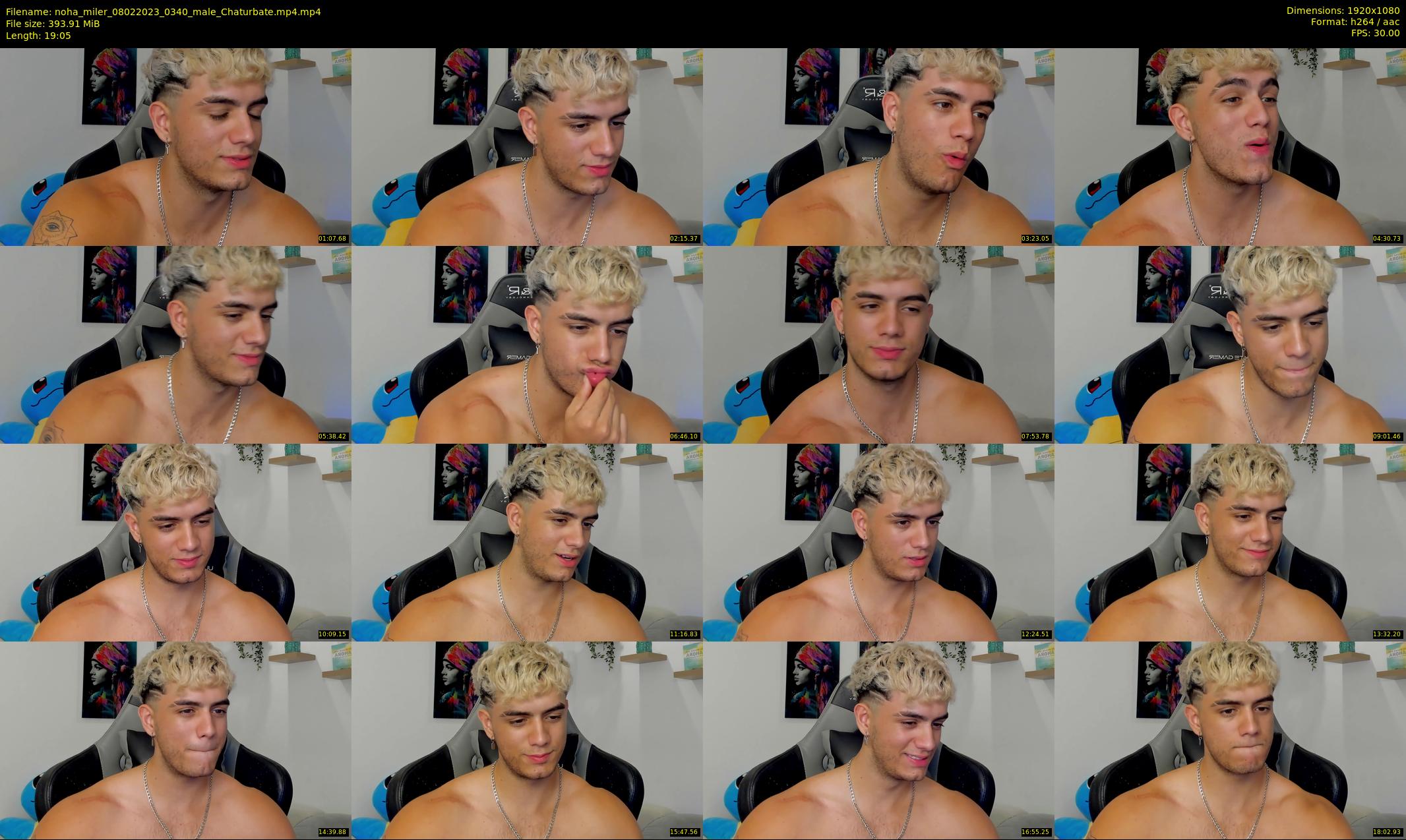 noha_miler — 20 minute Chaturbate male cam show recording, 1080p, Feb 8, 2023