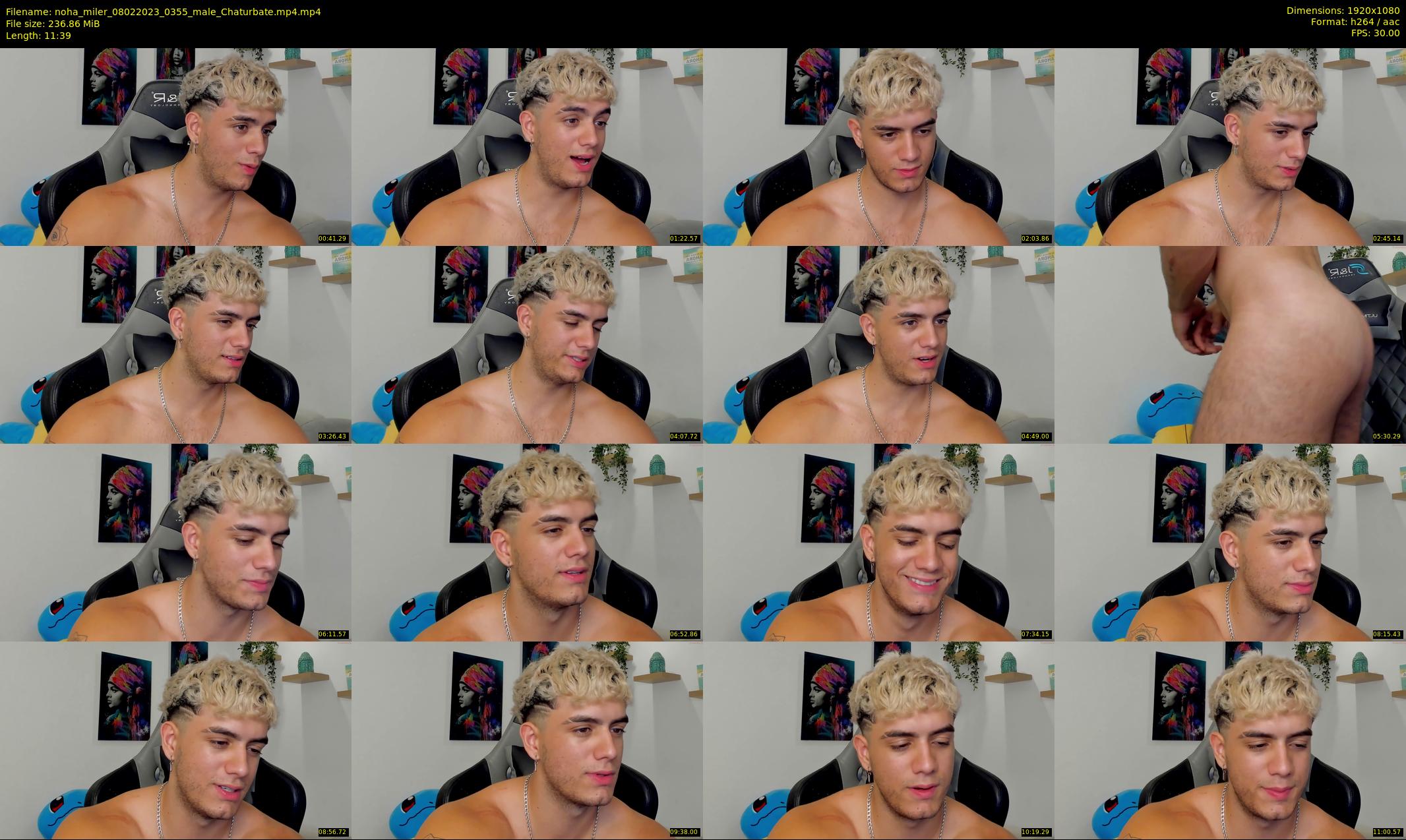 noha_miler — 12 minute Chaturbate male cam show recording, 1080p, Feb 8, 2023