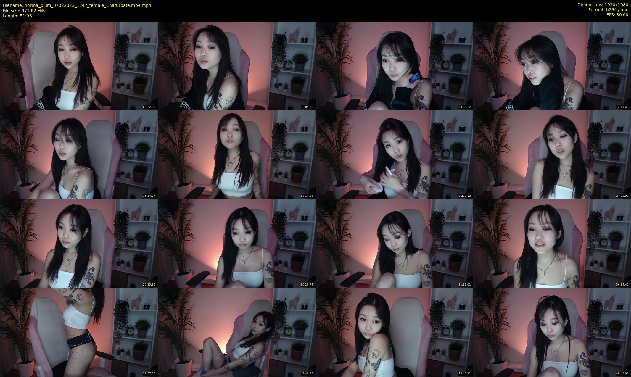 norma_blum — 52 minute Chaturbate female cam show recording, 1080p, Feb 7, 2023