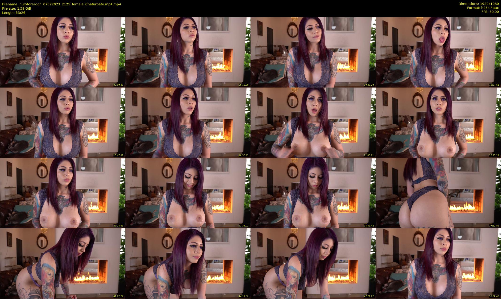 nuryforerogh — 54 minute Chaturbate female cam show recording, 1080p, Feb 7, 2023