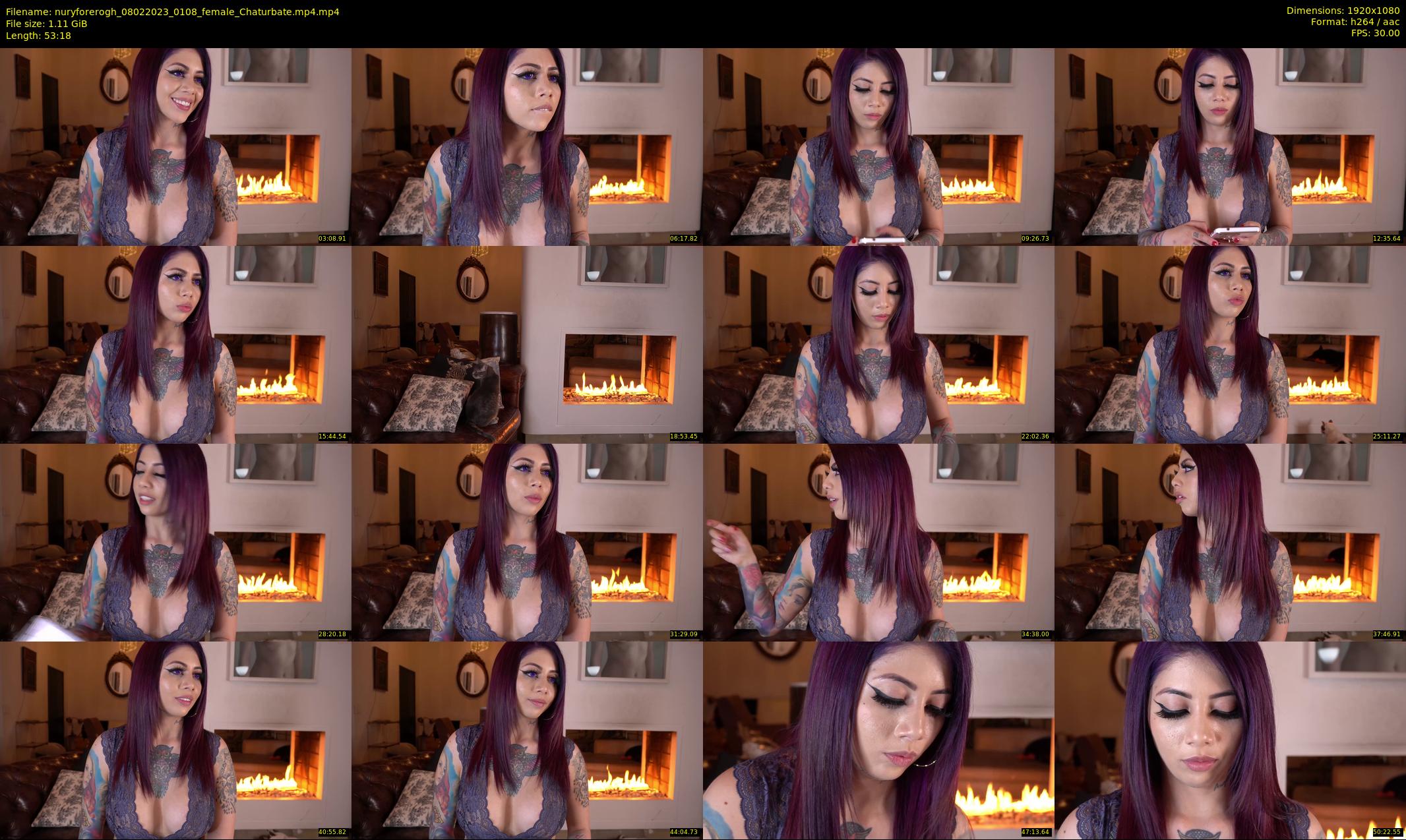 nuryforerogh — 54 minute Chaturbate female cam show recording, 1080p, Feb 8, 2023