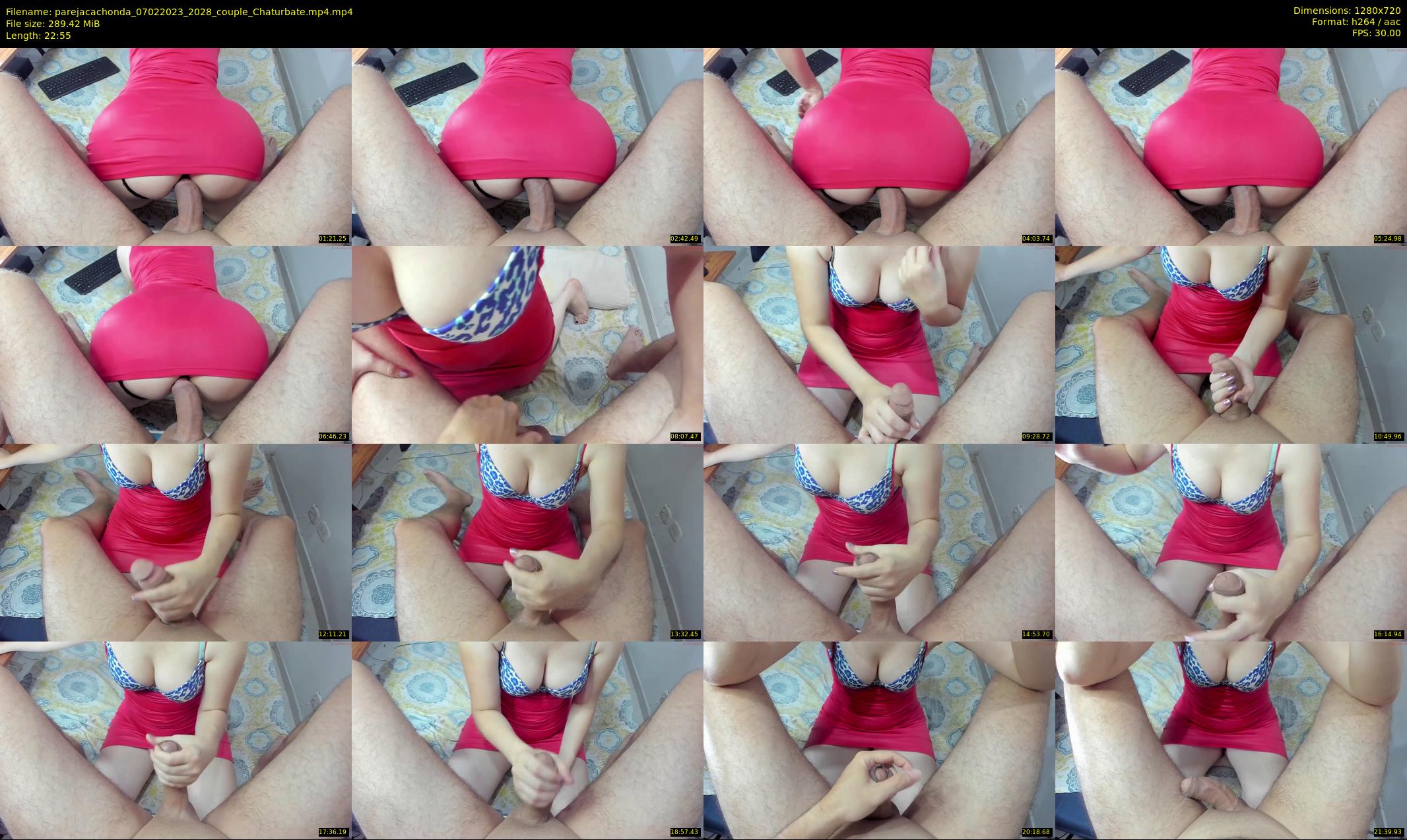 parejacachonda — 23 minute Chaturbate couple cam show recording, 720p, Feb 7, 2023