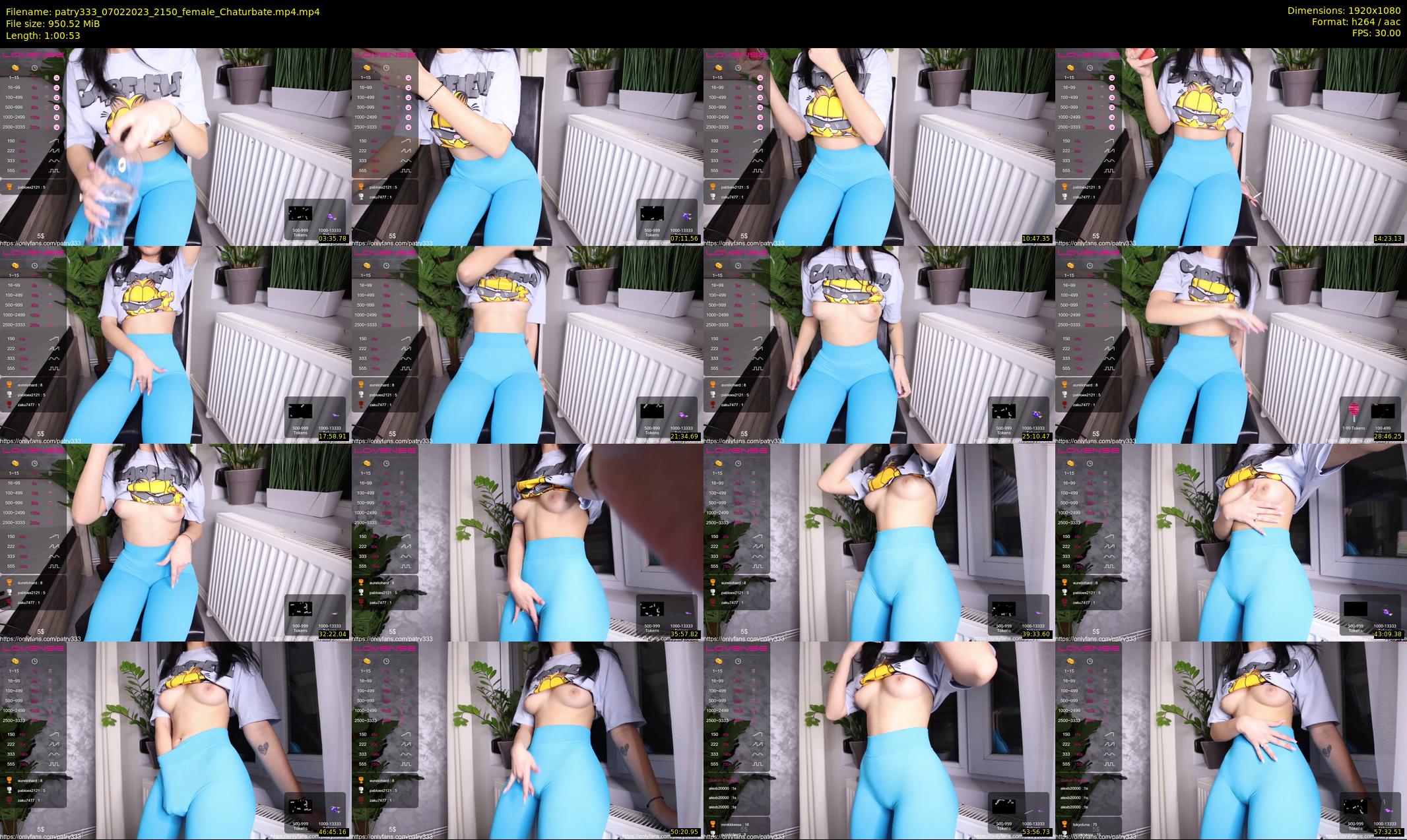 patry333 — 61 minute Chaturbate female cam show recording, 1080p, Feb 7, 2023