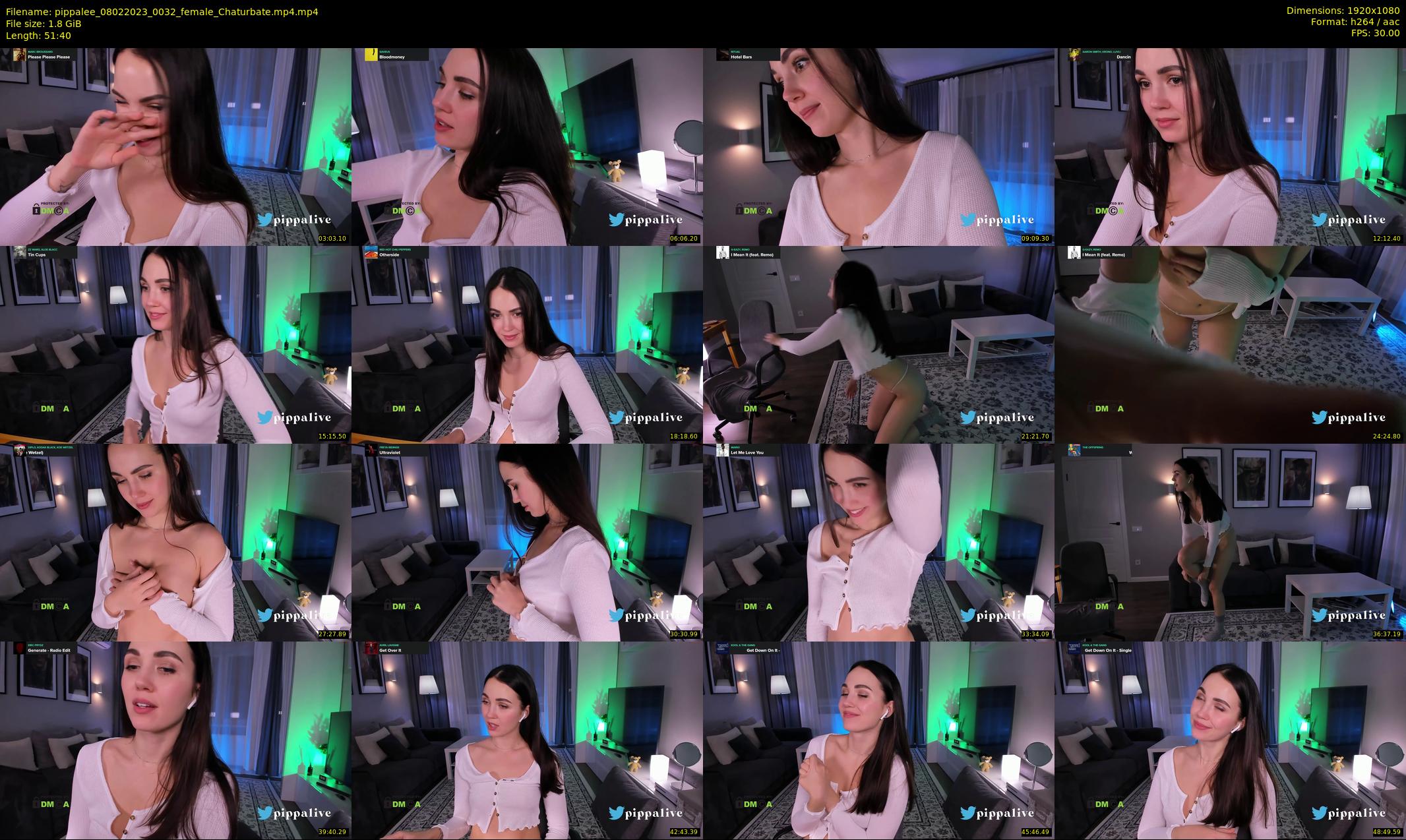 pippalee — 52 minute Chaturbate female cam show recording, 1080p, Feb 8, 2023