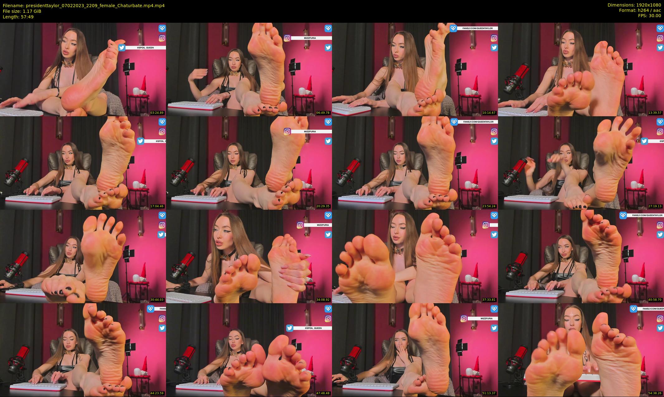 presidenttaylor — 58 minute Chaturbate female cam show recording, 1080p, Feb 7, 2023