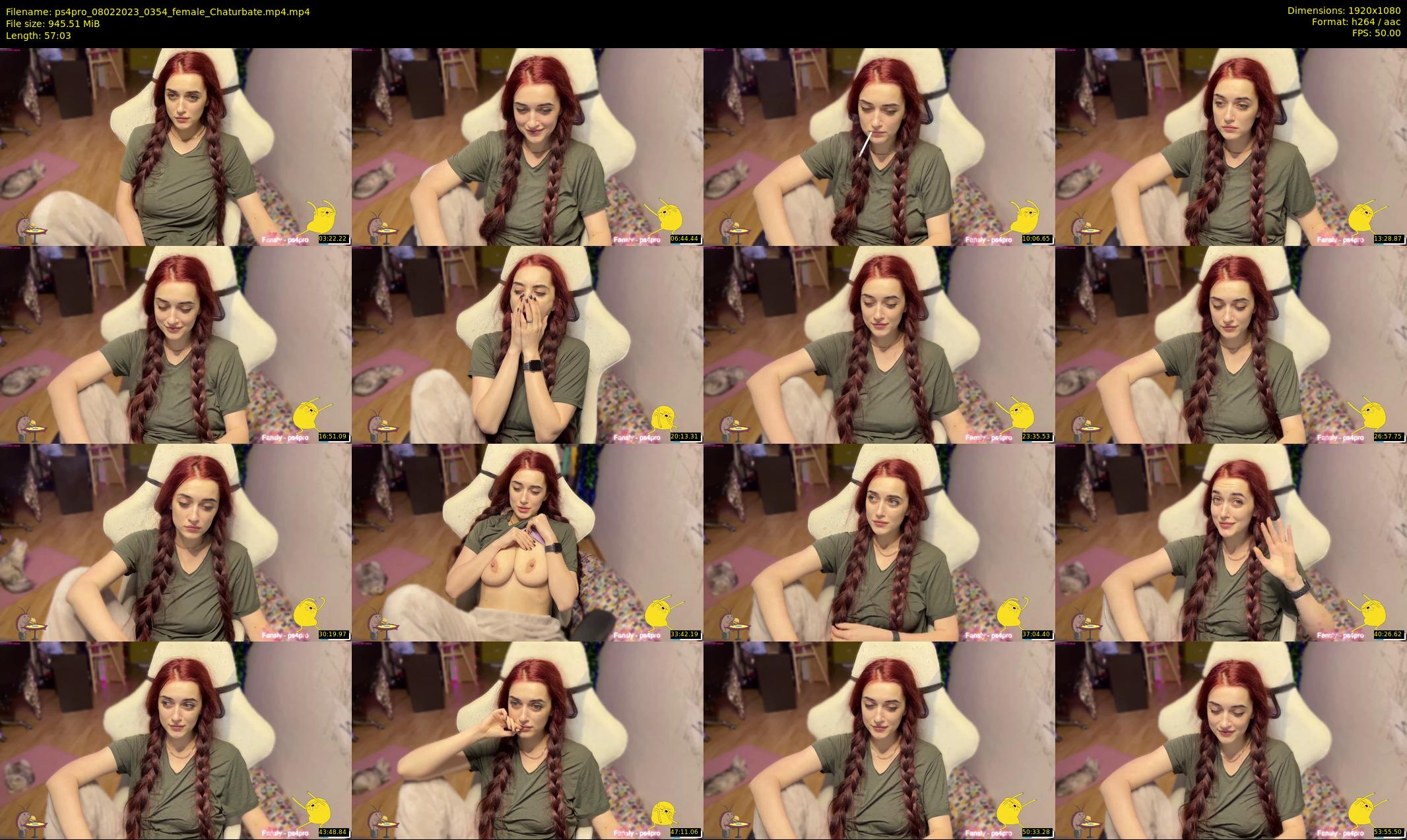 ps4pro — 58 minute Chaturbate female cam show recording, 1080p, Feb 8, 2023