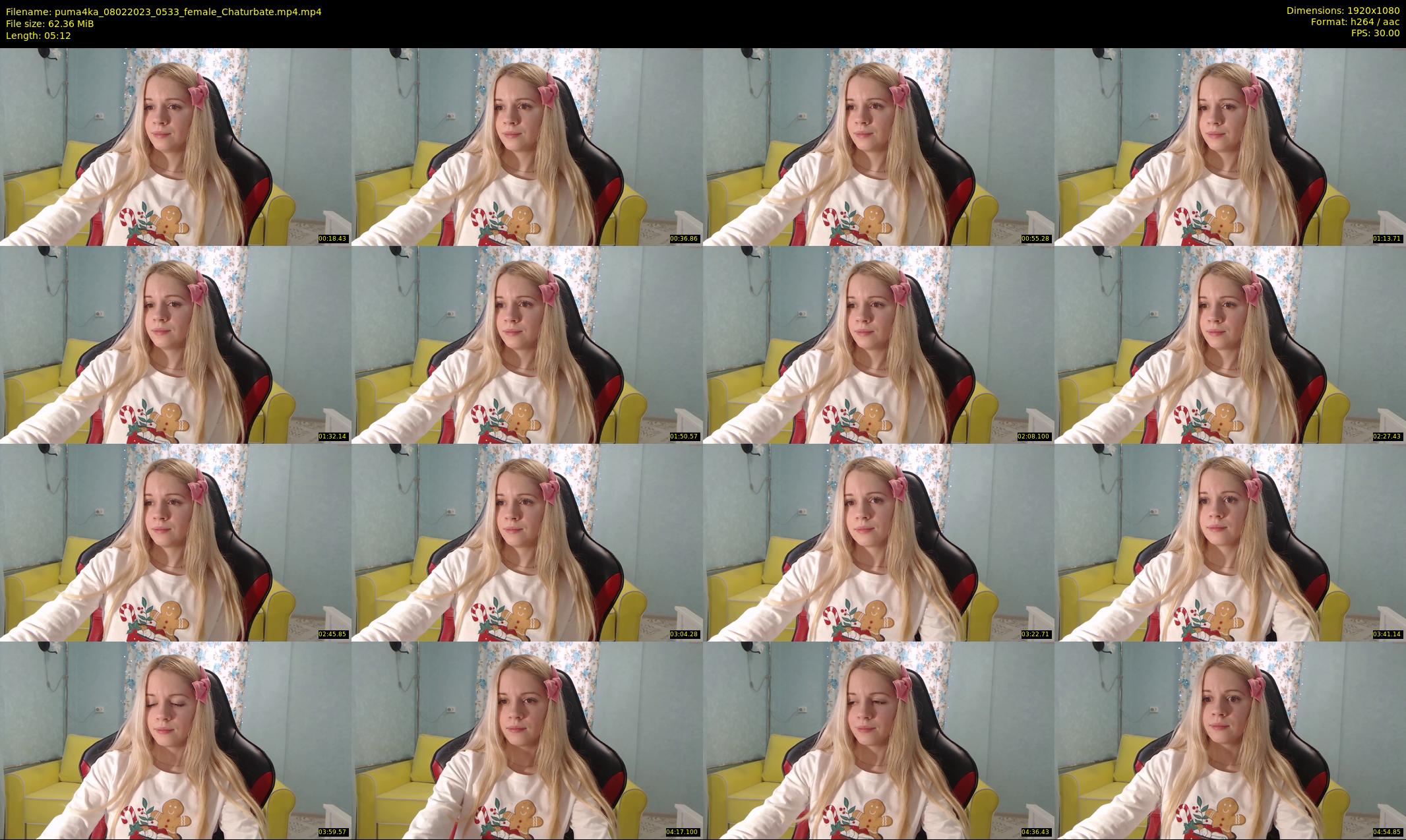 puma4ka — 6 minute Chaturbate female cam show recording, 1080p, Feb 8, 2023