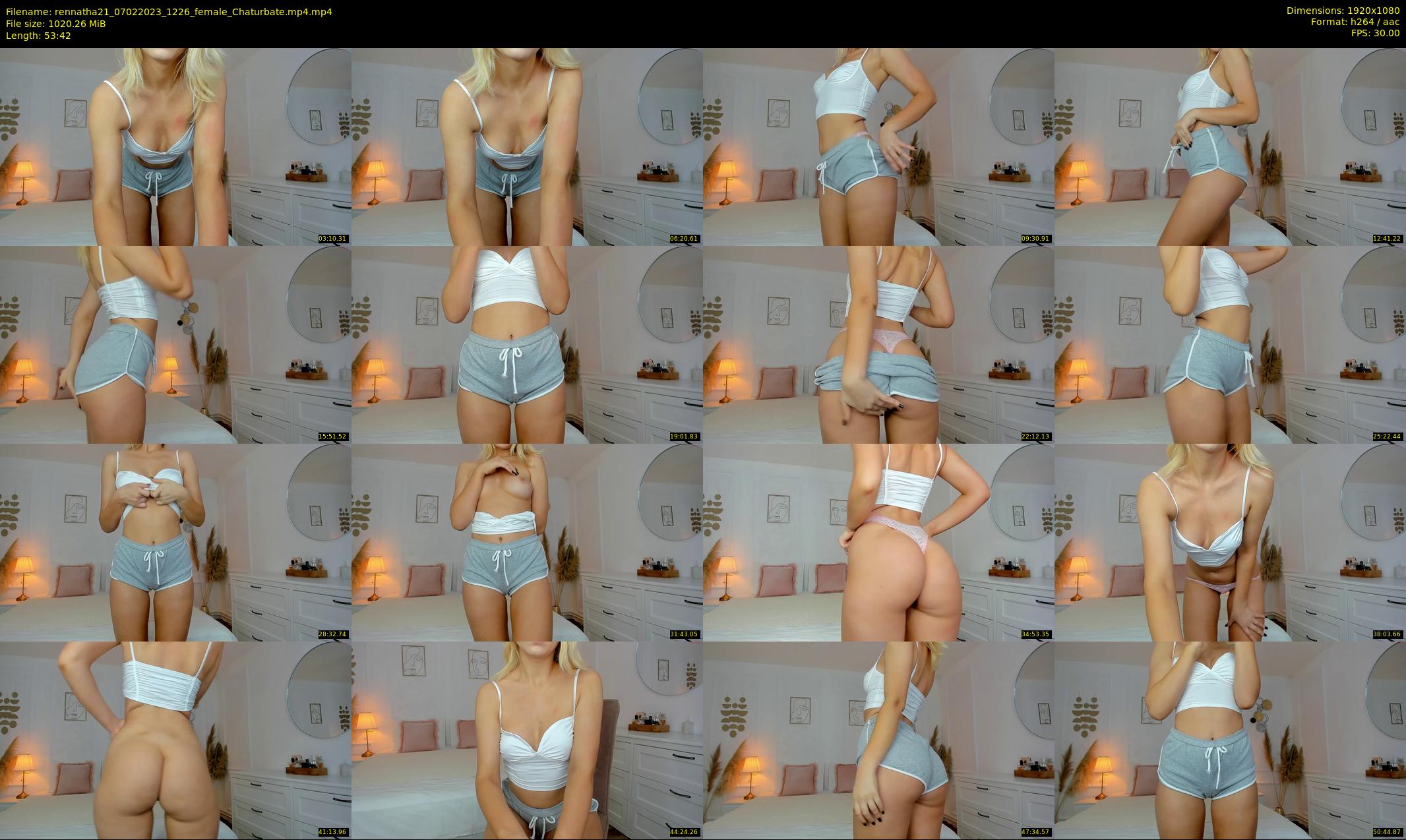 rennatha21 — 54 minute Chaturbate female cam show recording, 1080p, Feb 7, 2023