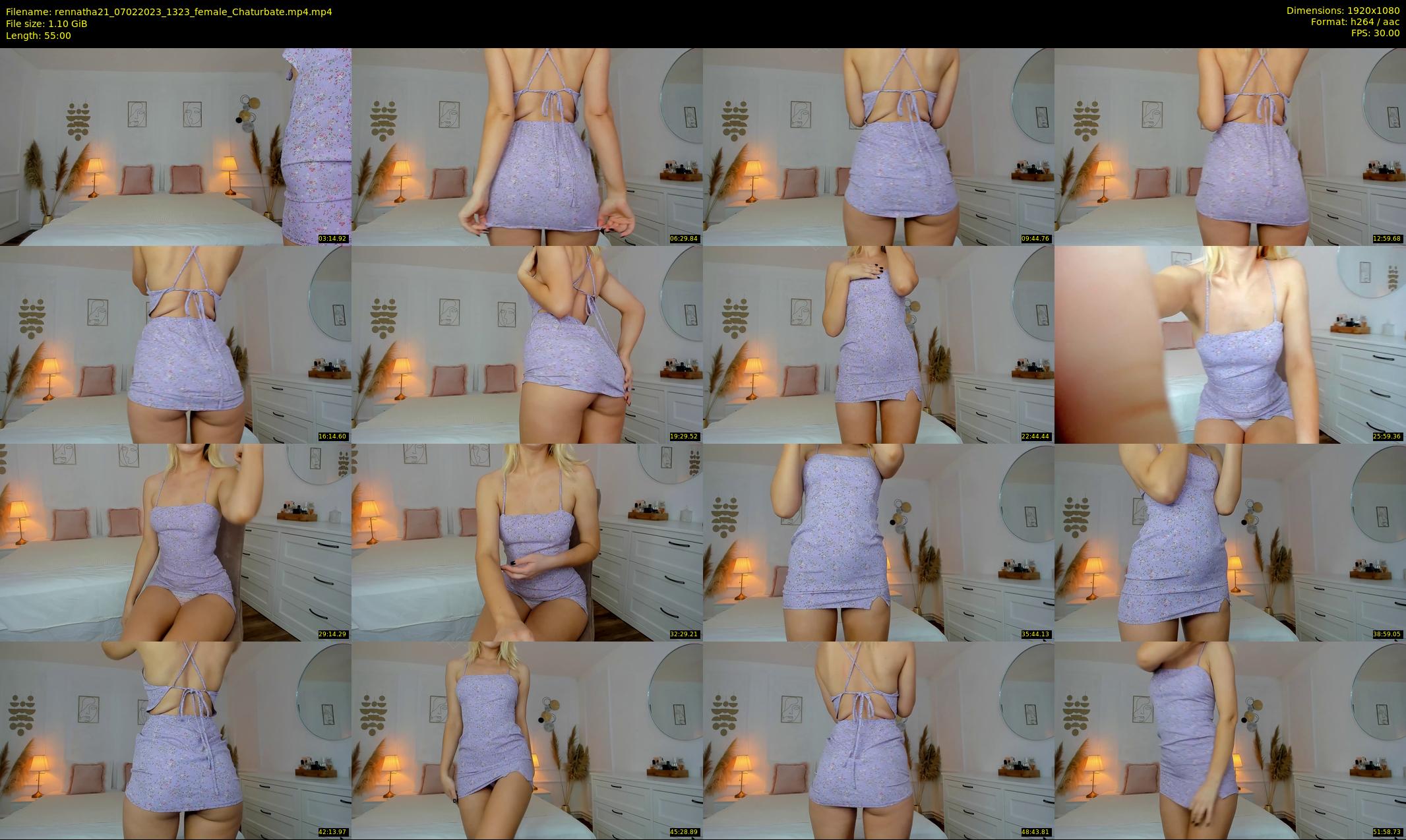 rennatha21 — 55 minute Chaturbate female cam show recording, 1080p, Feb 7, 2023