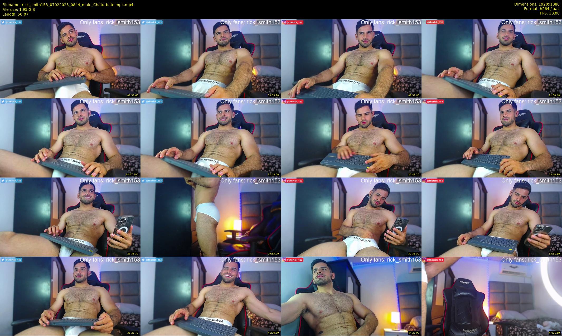 rick_smith153 — 51 minute Chaturbate male cam show recording, 1080p, Feb 7, 2023