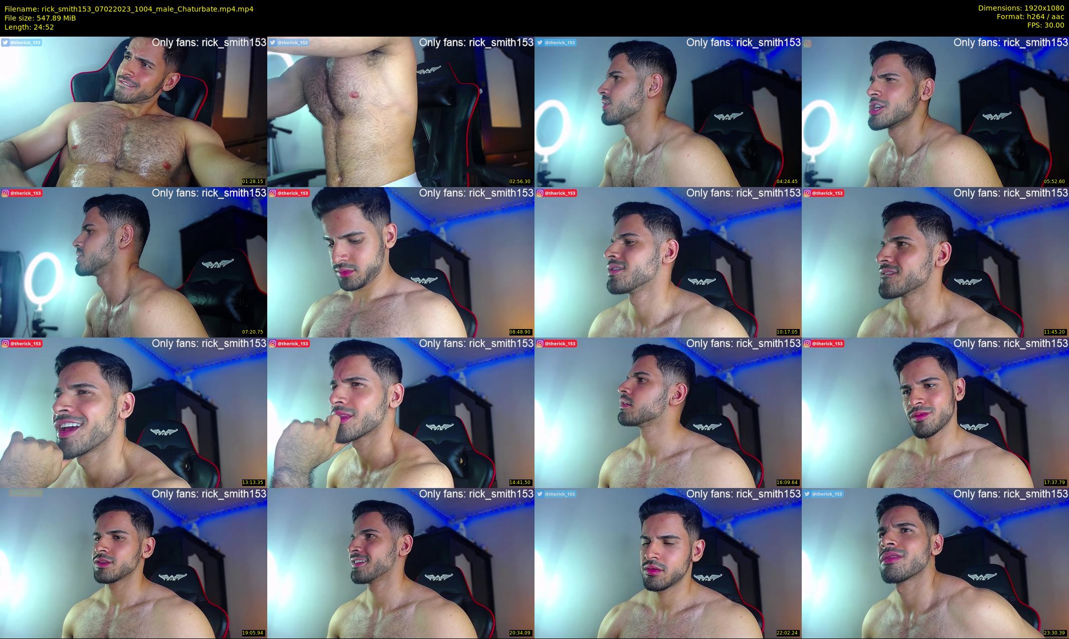 rick_smith153 — 25 minute Chaturbate male cam show recording, 1080p, Feb 7, 2023