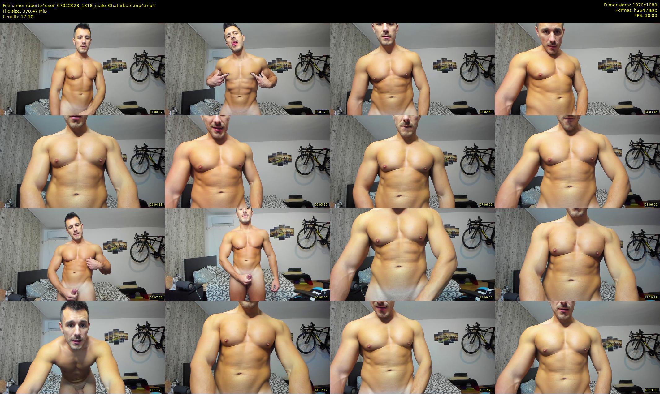 roberto4ever — 18 minute Chaturbate male cam show recording, 1080p, Feb 7, 2023