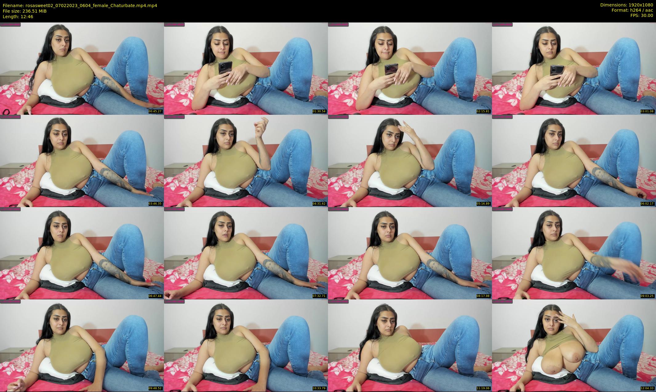 rosasweet02 — 13 minute Chaturbate female cam show recording, 1080p, Feb 7, 2023