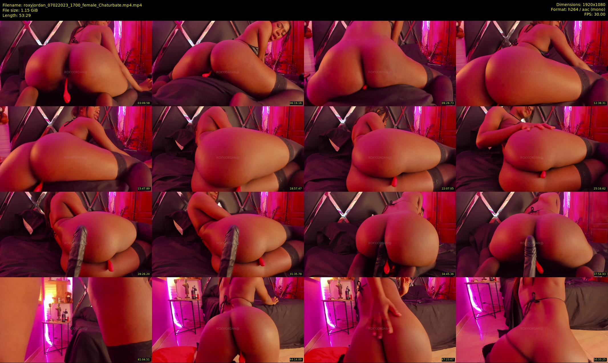 roxyjordan — 54 minute Chaturbate female cam show recording, 1080p, Feb 7, 2023