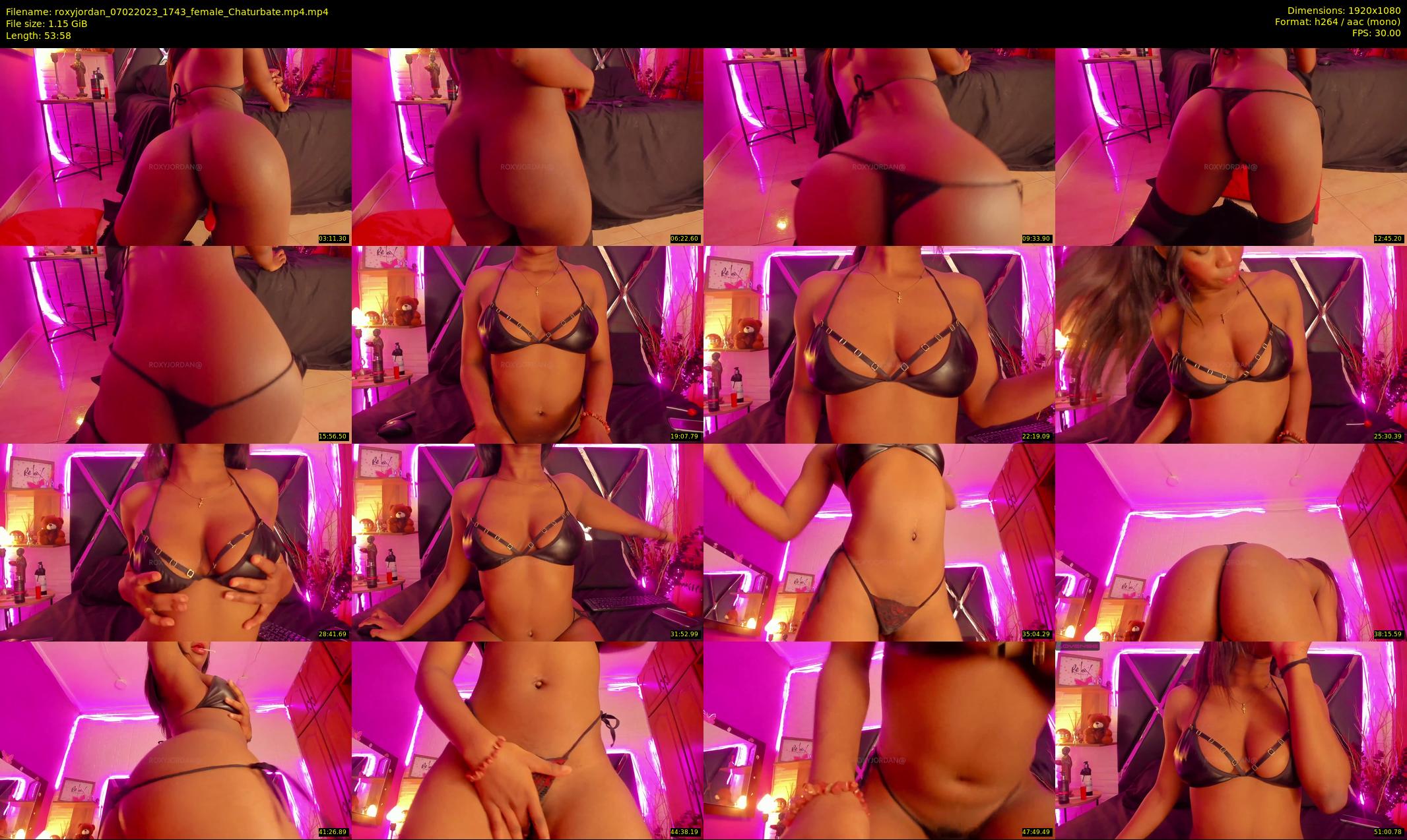 roxyjordan — 54 minute Chaturbate female cam show recording, 1080p, Feb 7, 2023