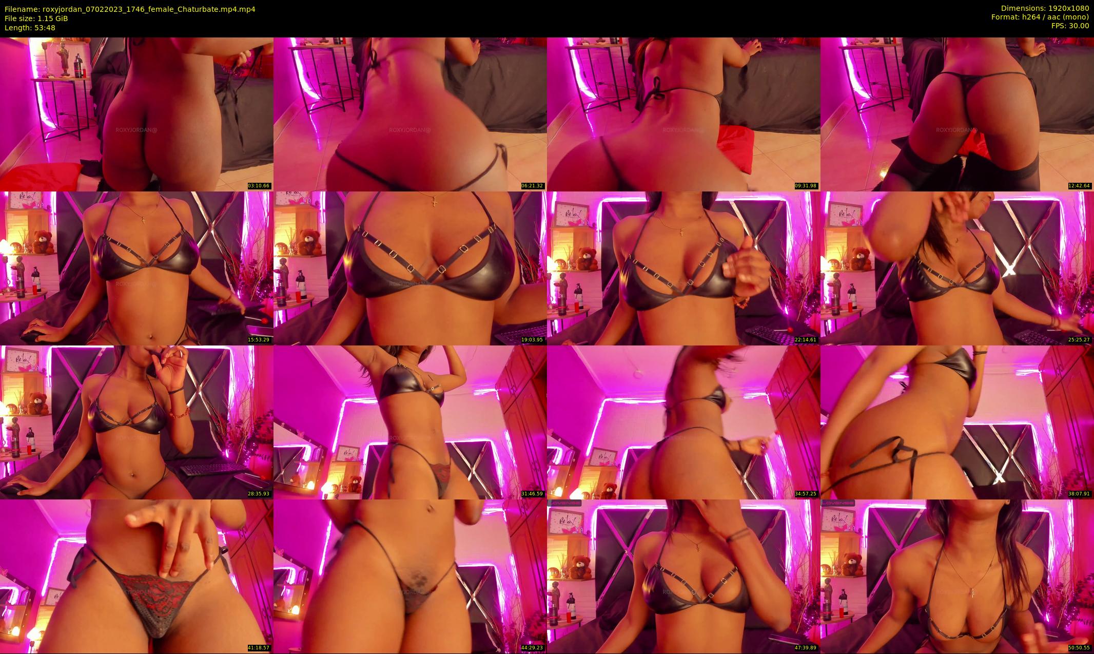 roxyjordan — 54 minute Chaturbate female cam show recording, 1080p, Feb 7, 2023