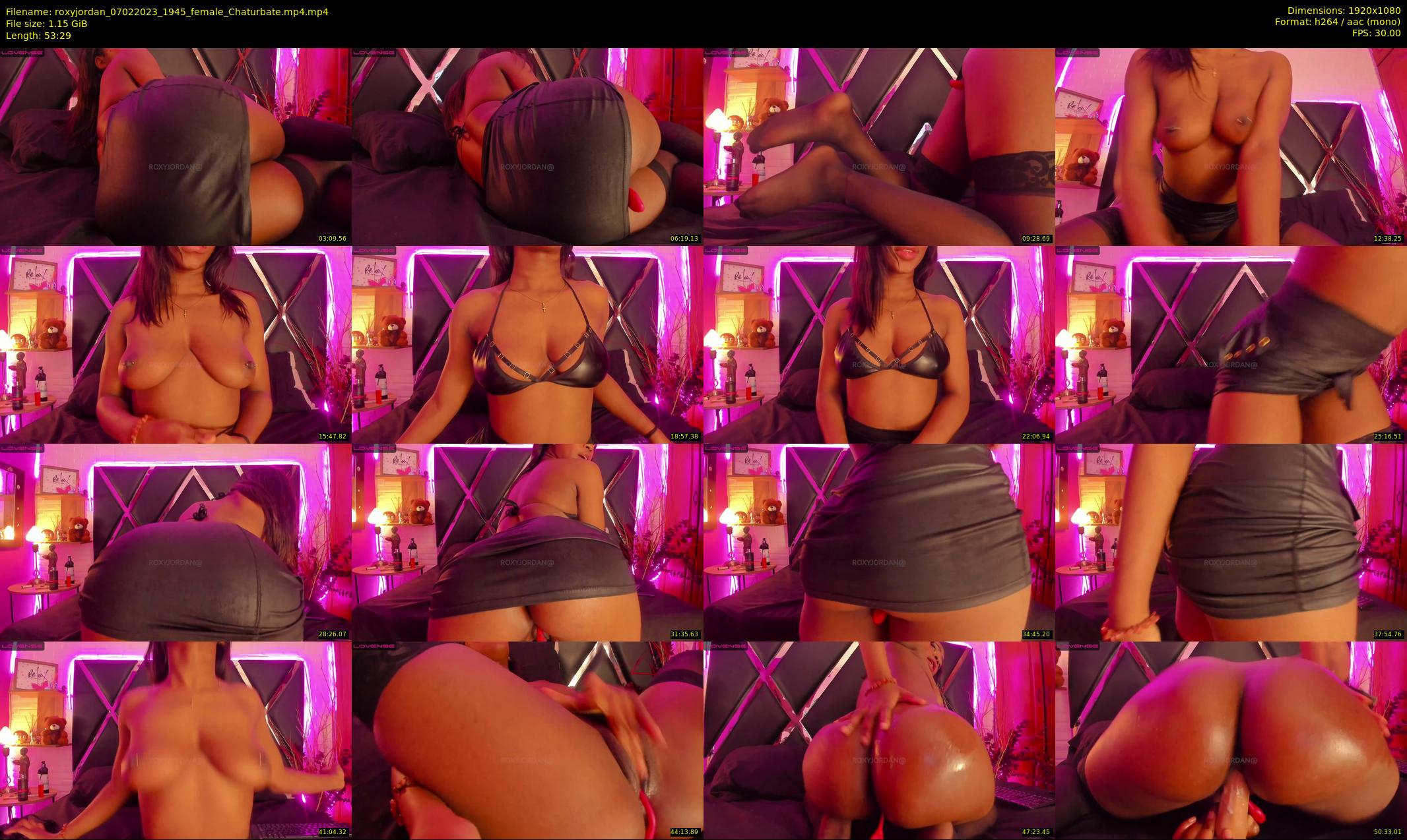 roxyjordan — 54 minute Chaturbate female cam show recording, 1080p, Feb 7, 2023