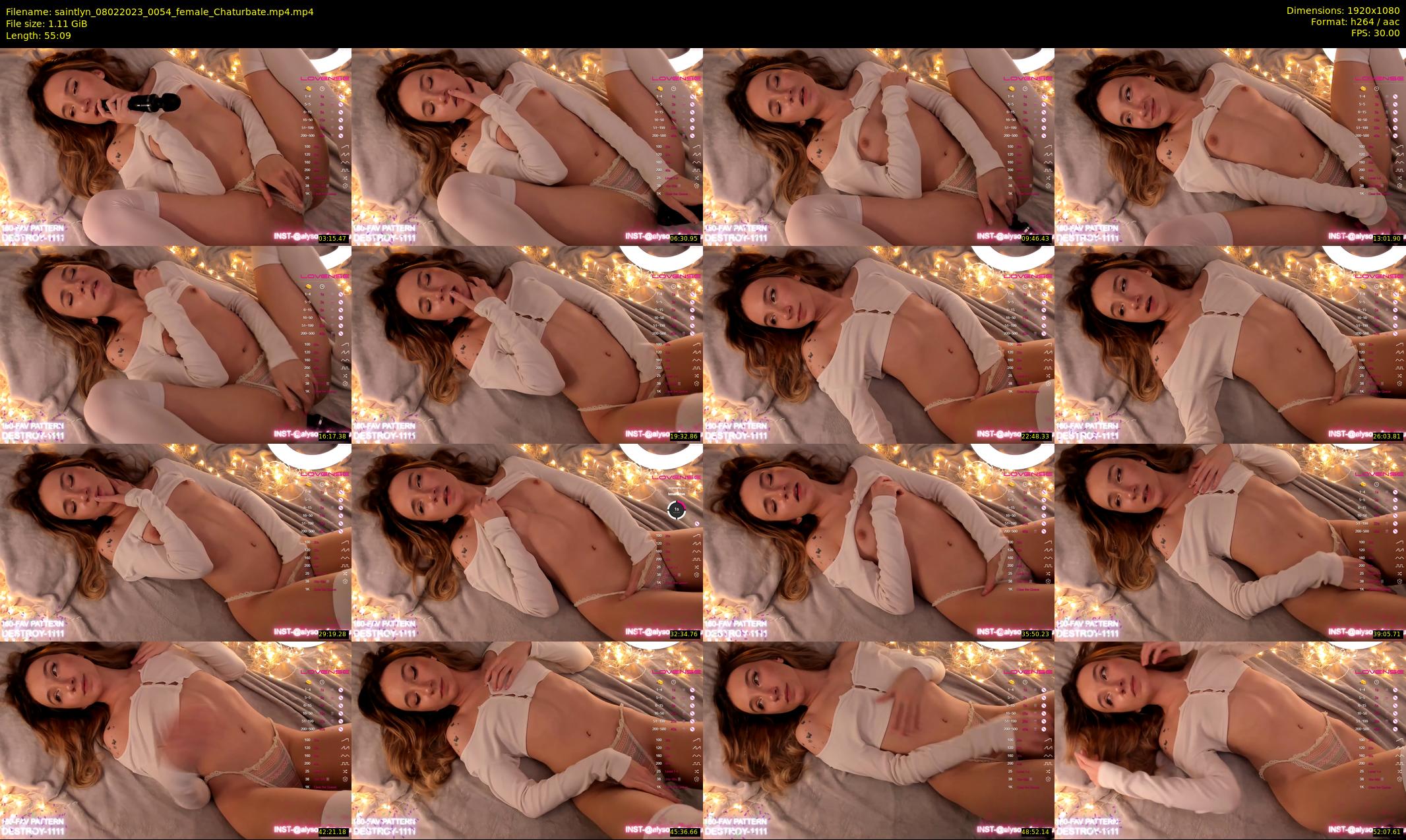 saintlyn — 56 minute Chaturbate female cam show recording, 1080p, Feb 8, 2023