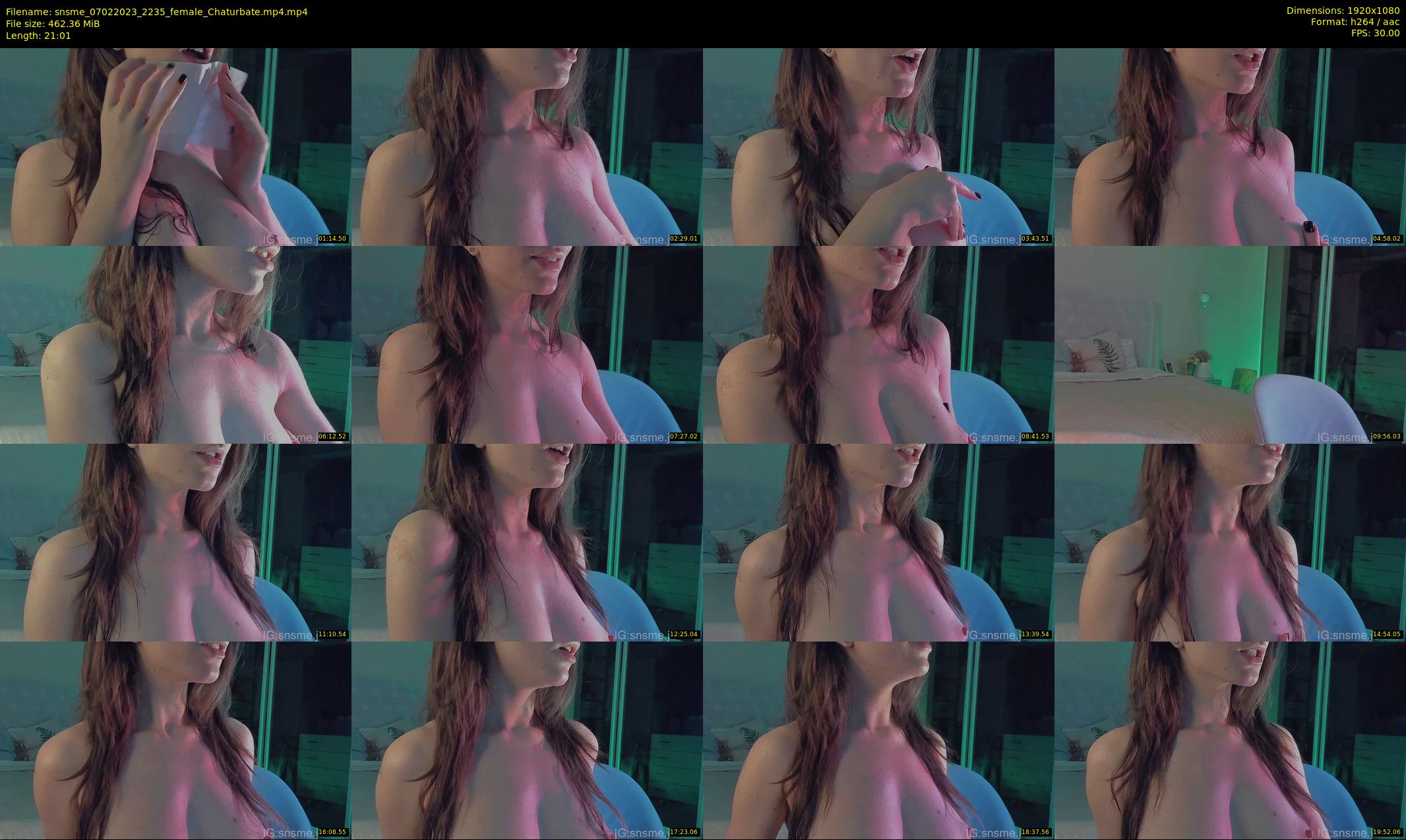 snsme — 22 minute Chaturbate female cam show recording, 1080p, Feb 7, 2023