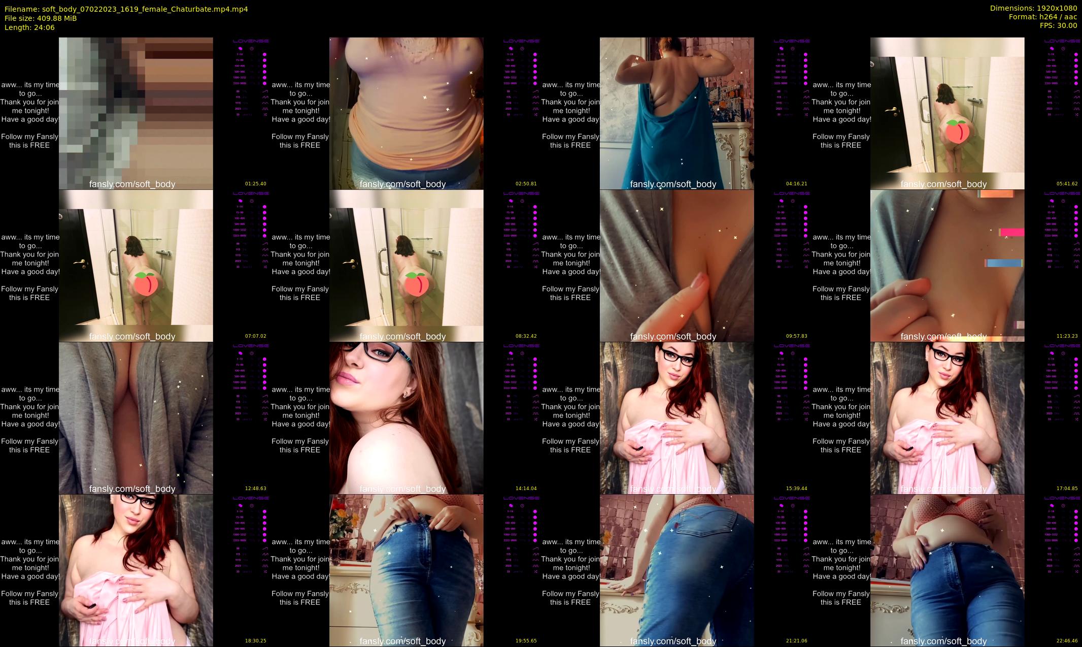 soft_body — 25 minute Chaturbate female cam show recording, 1080p, Feb 7, 2023