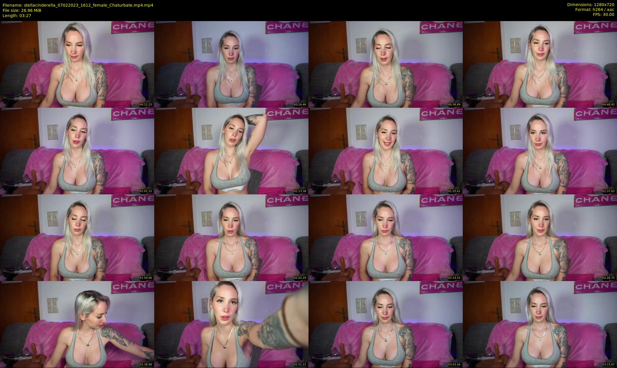 stellacinderella — 4 minute Chaturbate female cam show recording, 720p, Feb 7, 2023