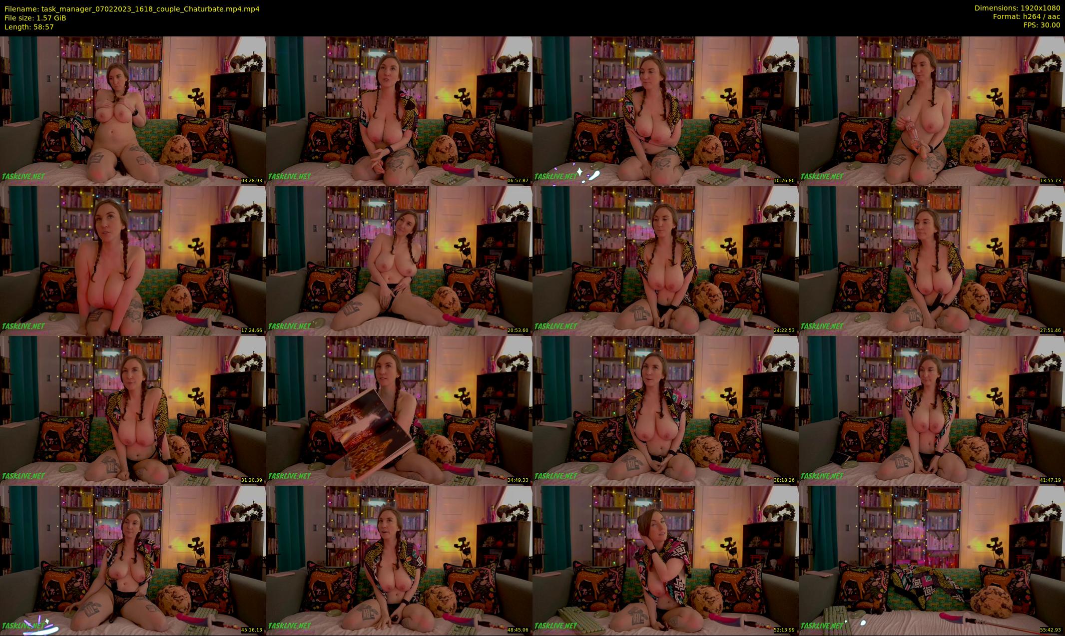 task_manager — 59 minute Chaturbate couple cam show recording, 1080p, Feb 7, 2023
