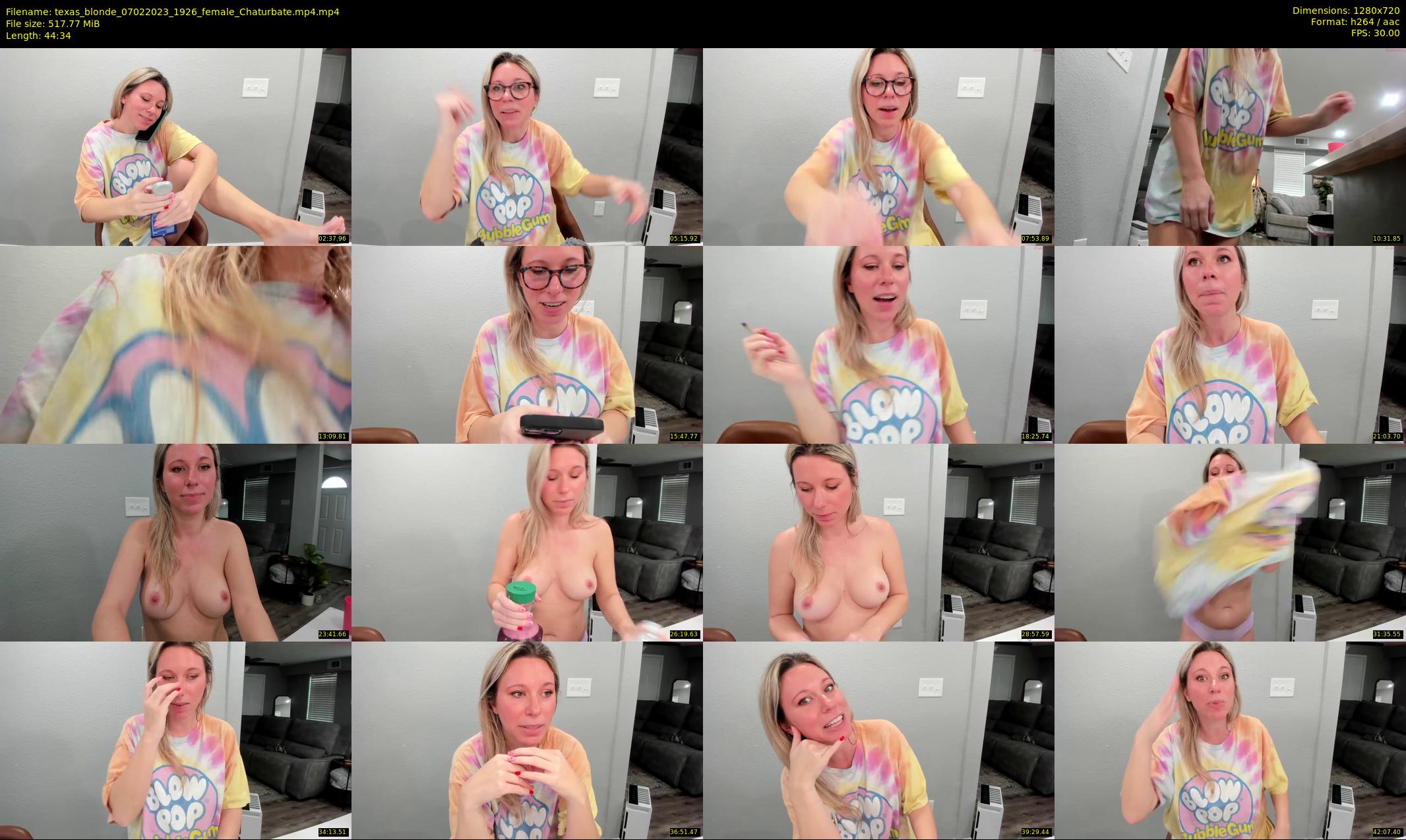 texas_blonde — 45 minute Chaturbate female cam show recording, 720p, Feb 7, 2023