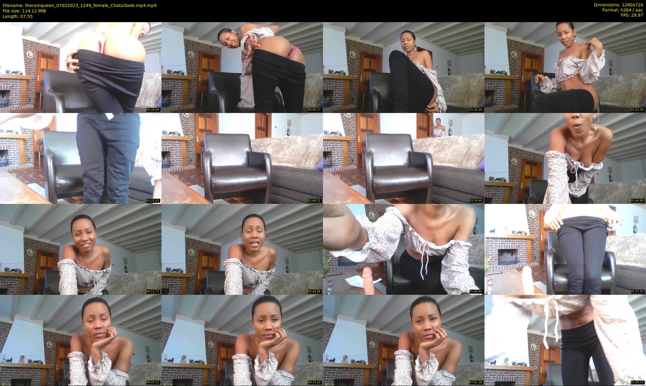 therainqueen — 8 minute Chaturbate female cam show recording, 720p, Feb 7, 2023