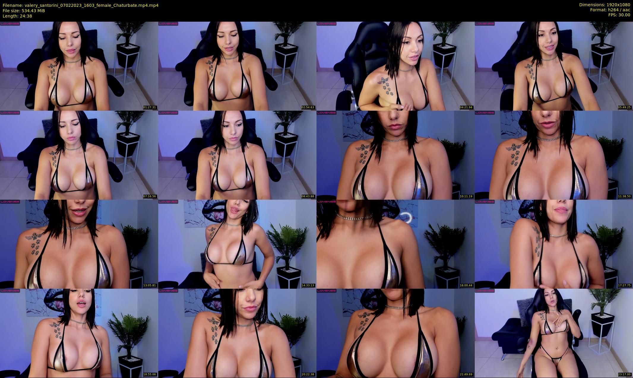 valery_santorini — 25 minute Chaturbate female cam show recording, 1080p, Feb 7, 2023
