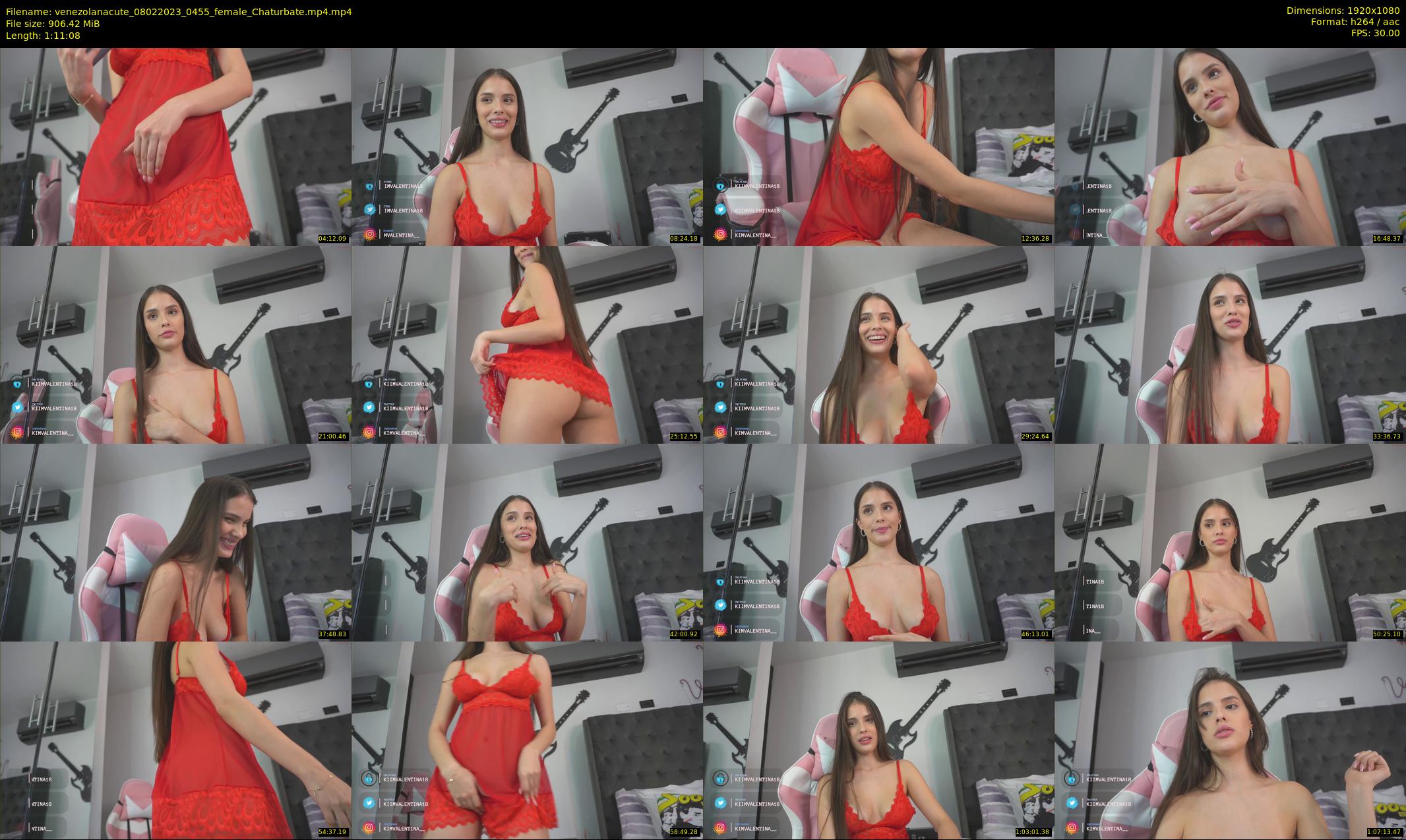 venezolanacute — 72 minute Chaturbate female cam show recording, 1080p, Feb 8, 2023