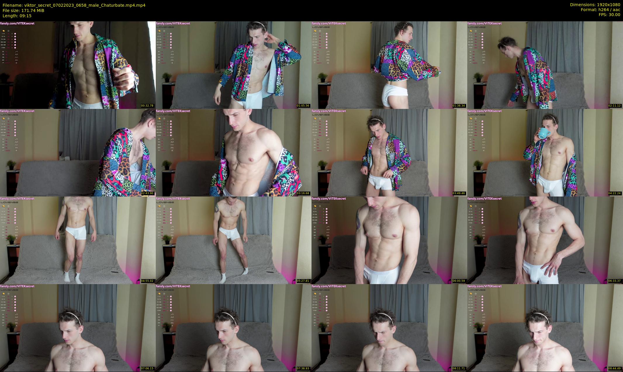viktor_secret — 10 minute Chaturbate male cam show recording, 1080p, Feb 7, 2023