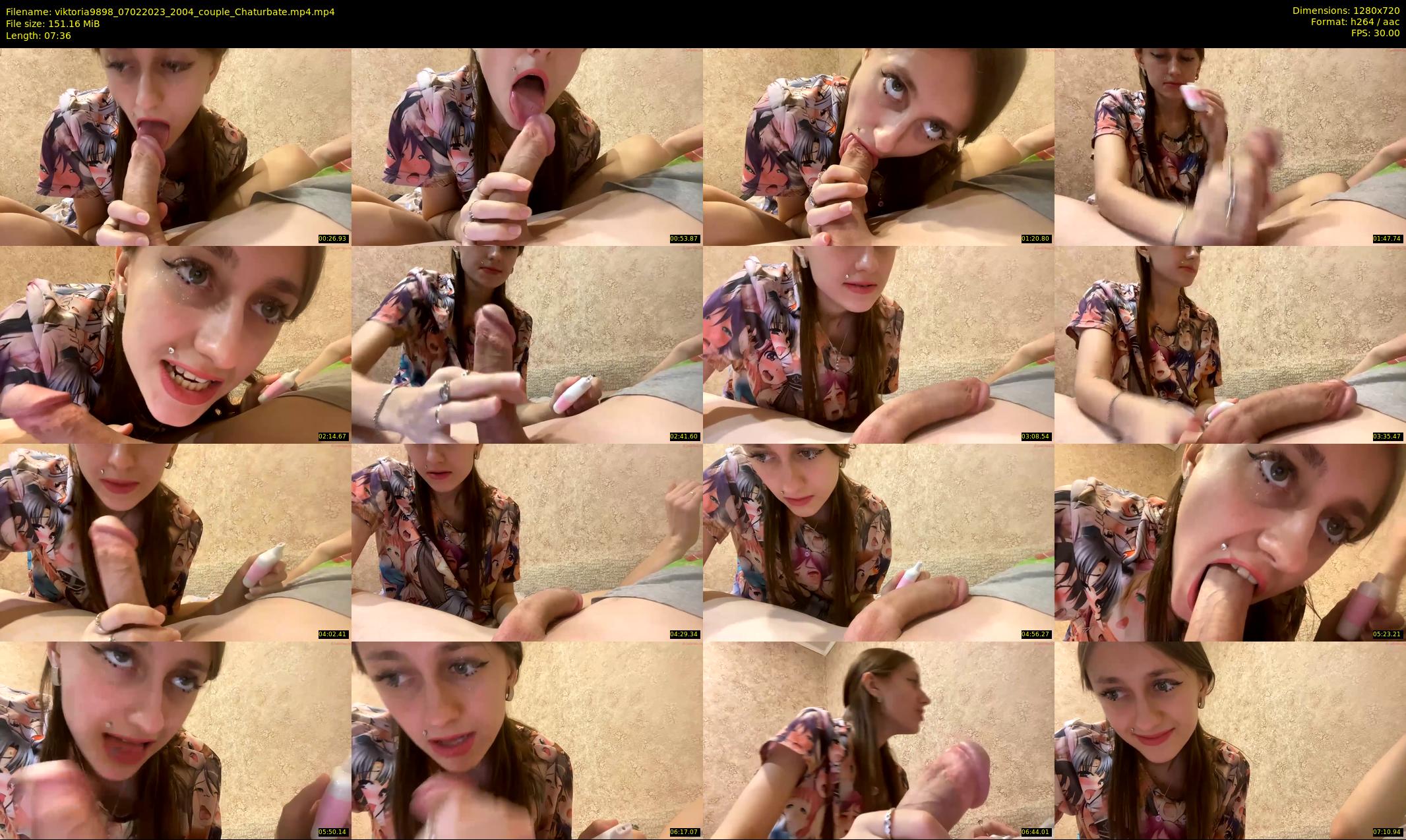 viktoria9898 — 8 minute Chaturbate couple cam show recording, 720p, Feb 7, 2023