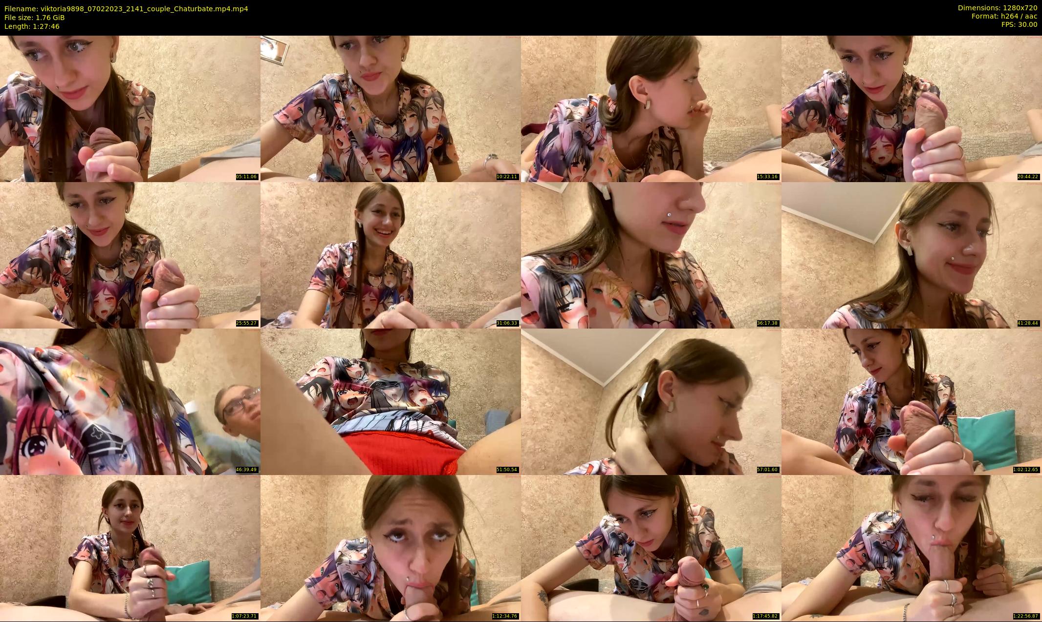 viktoria9898 — 88 minute Chaturbate couple cam show recording, 720p, Feb 7, 2023