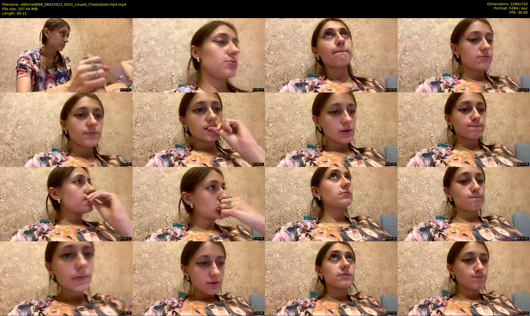 viktoria9898 — 10 minute Chaturbate couple cam show recording, 720p, Feb 8, 2023