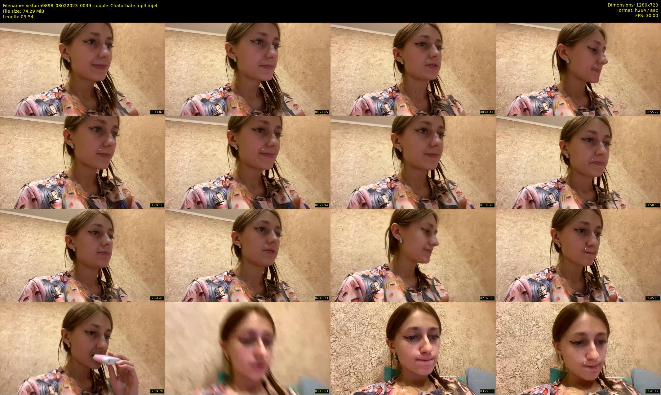 viktoria9898 — 4 minute Chaturbate couple cam show recording, 720p, Feb 8, 2023