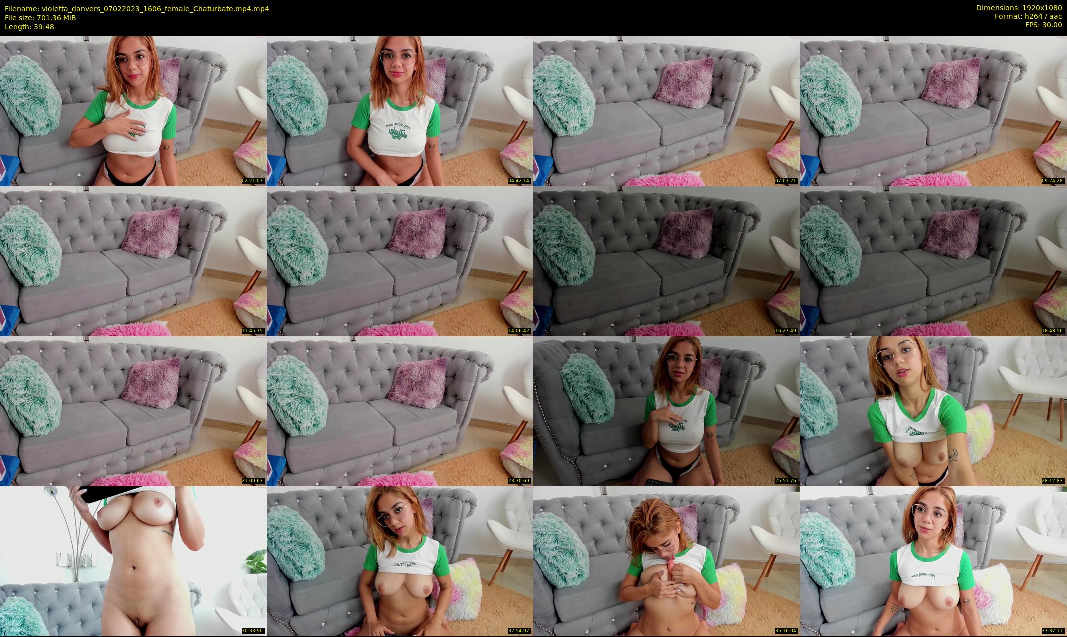 violetta_danvers — 40 minute Chaturbate female cam show recording, 1080p, Feb 7, 2023