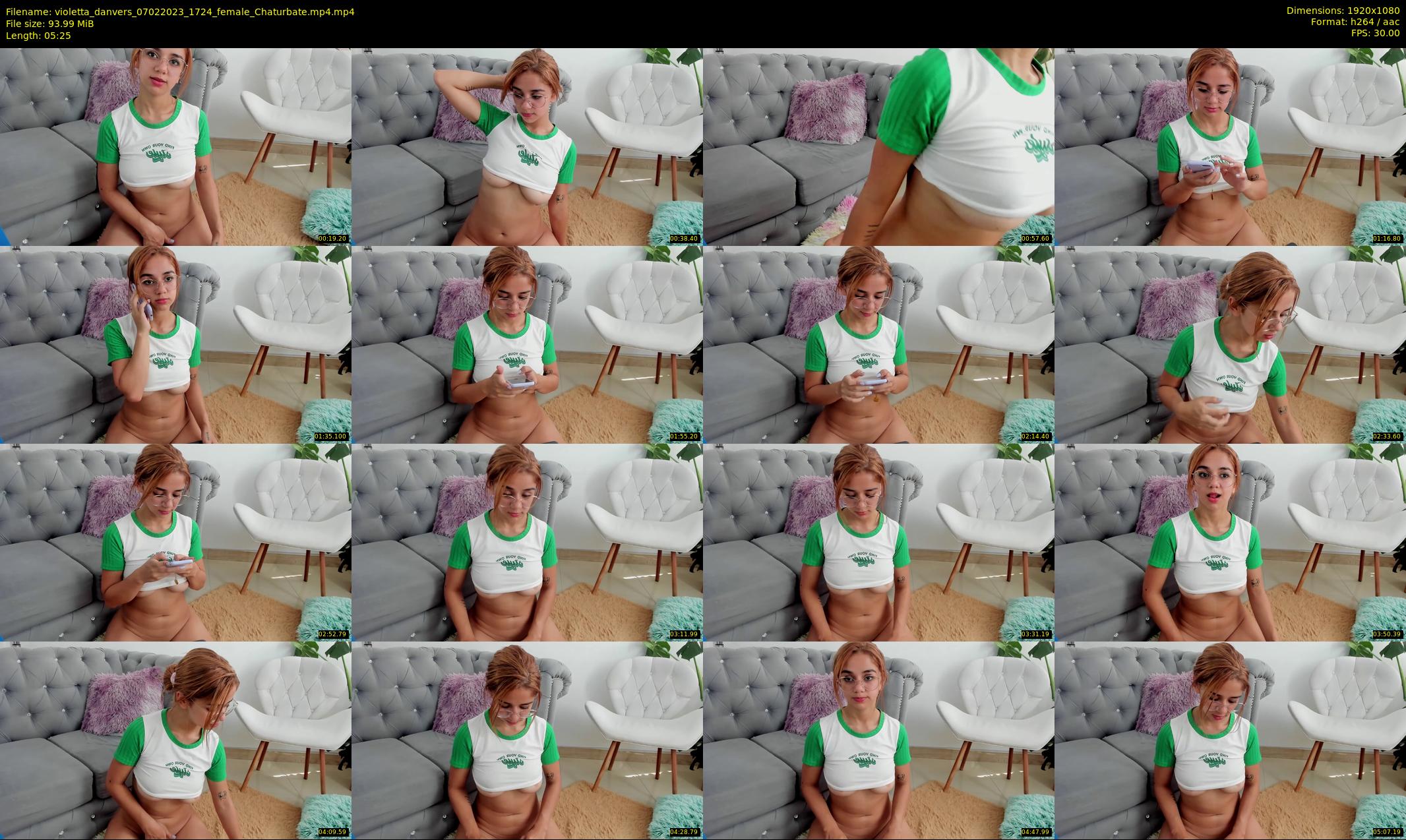 violetta_danvers — 6 minute Chaturbate female cam show recording, 1080p, Feb 7, 2023