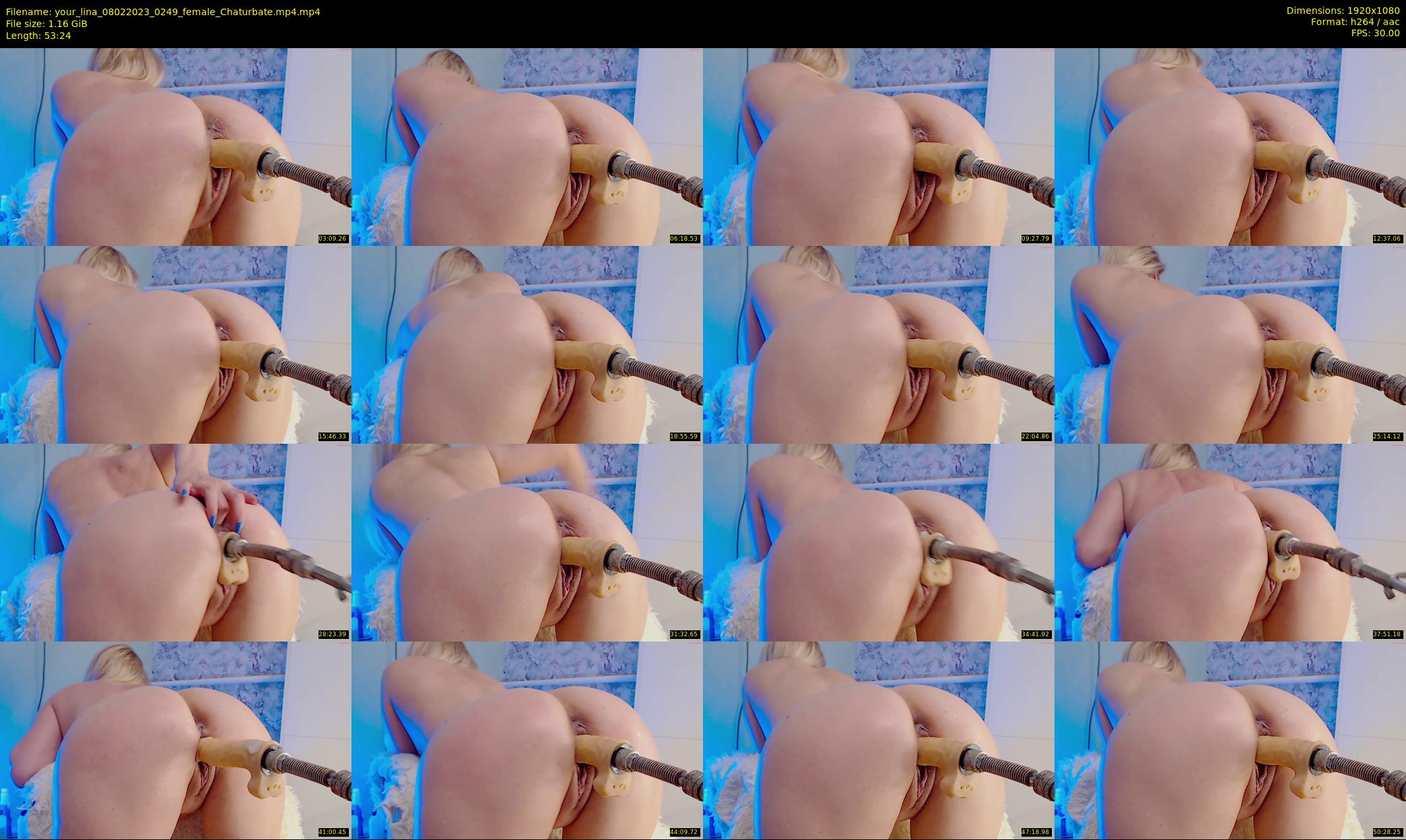 your_lina — 54 minute Chaturbate female cam show recording, 1080p, Feb 8, 2023