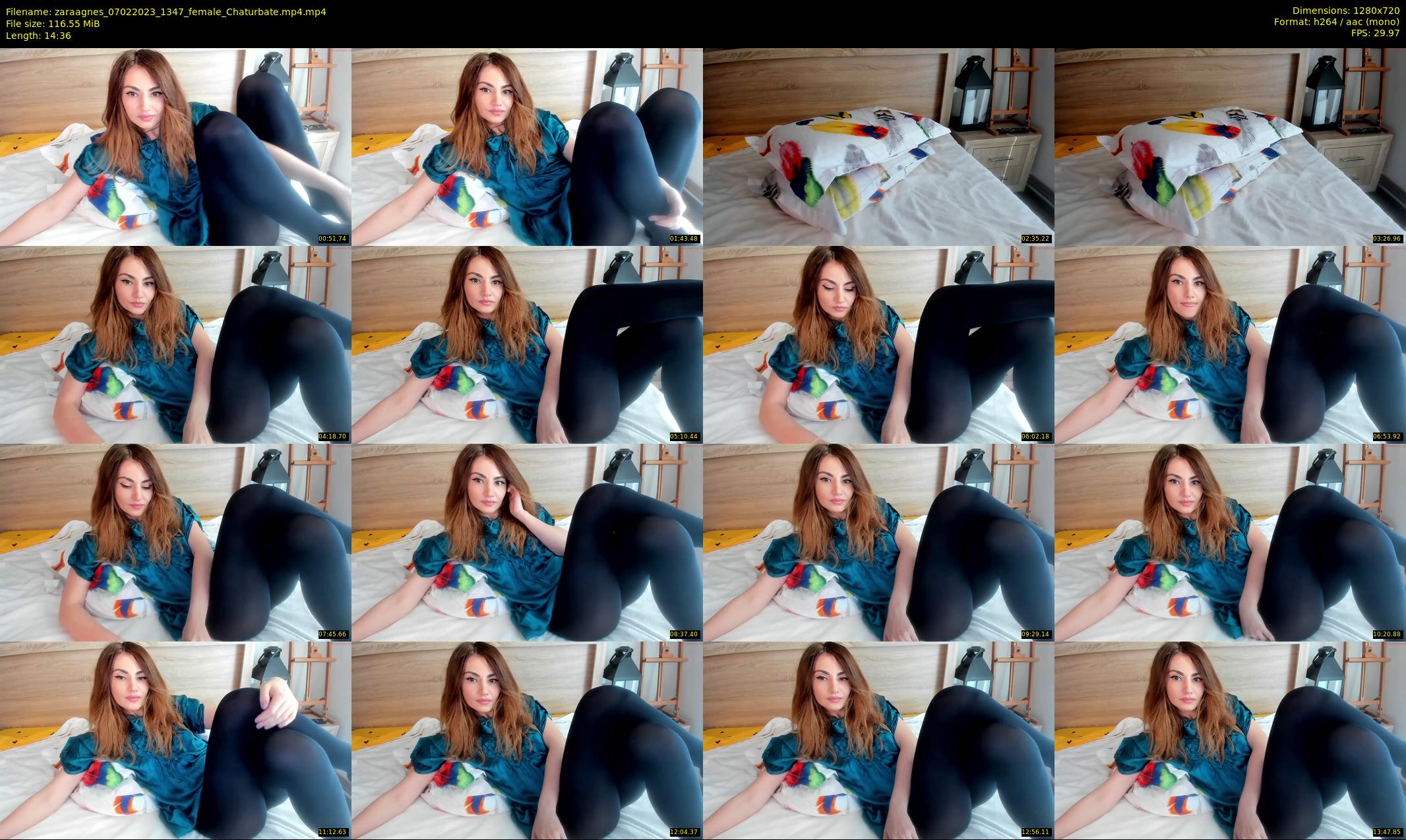 zaraagnes — 15 minute Chaturbate female cam show recording, 720p, Feb 7, 2023